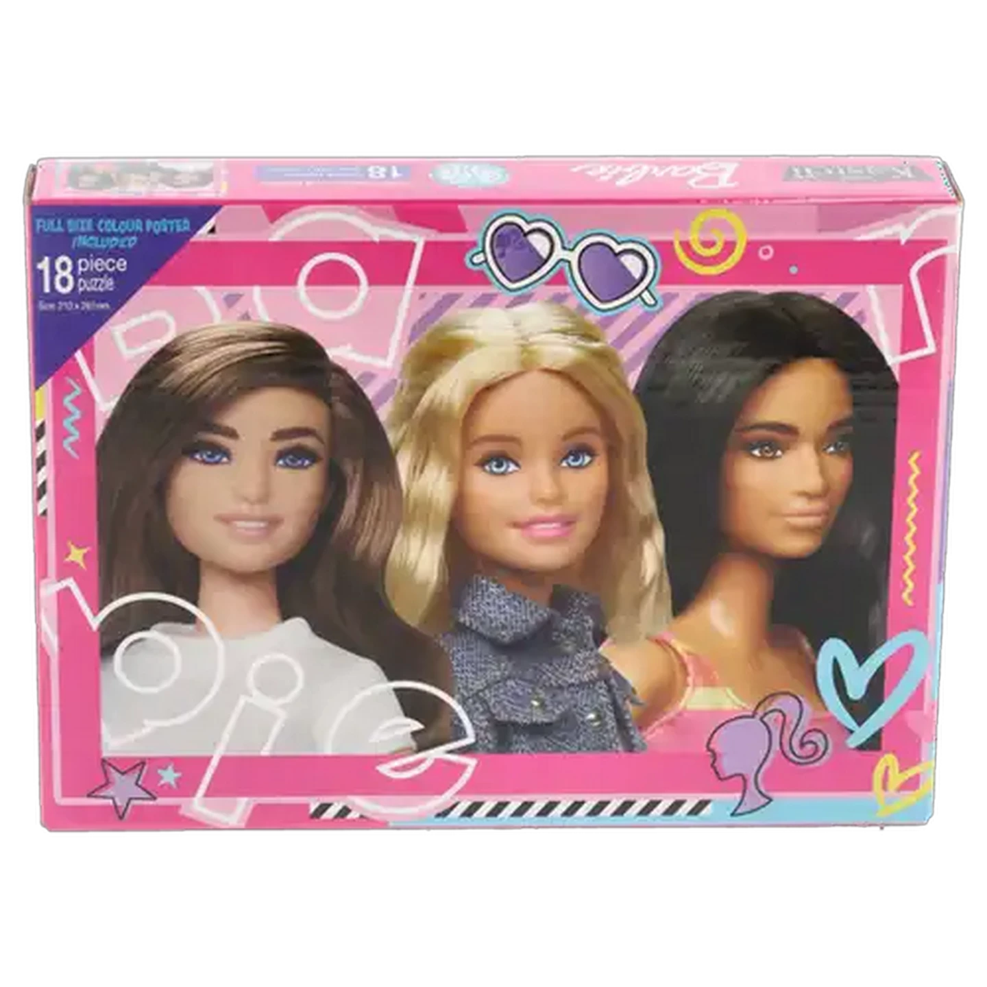 Barbie Trio Puzzle 18-Piece