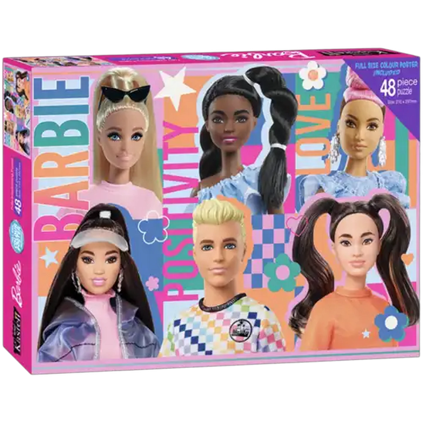 Barbie Positivity Puzzle 48-Piece