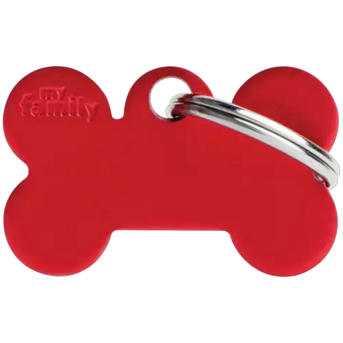 Checkers Sixty60 | MyFamily Basic Small Red Bone Pet ID Tag