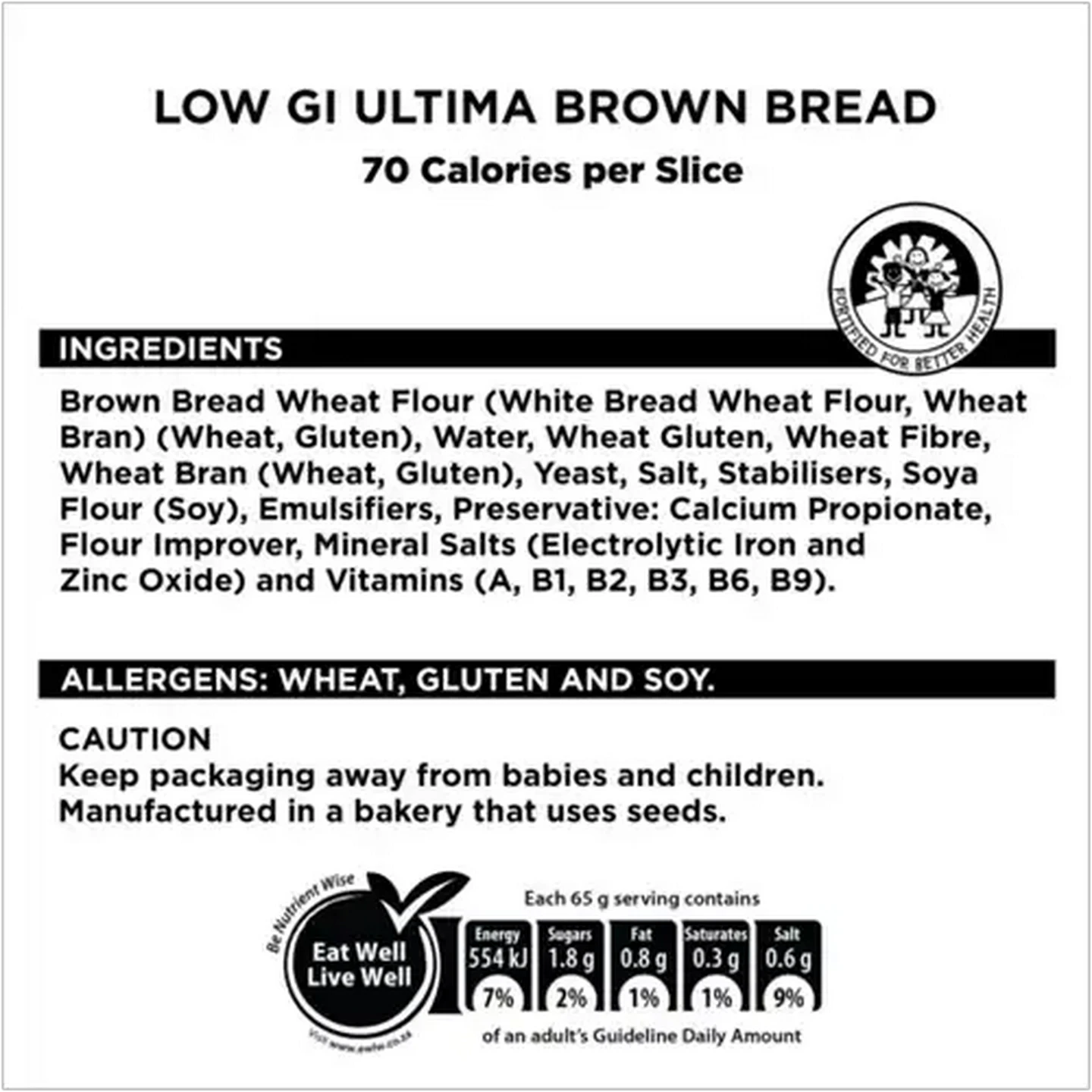Shoprite ZA | Albany Low GI Ultima Brown Bread 500g