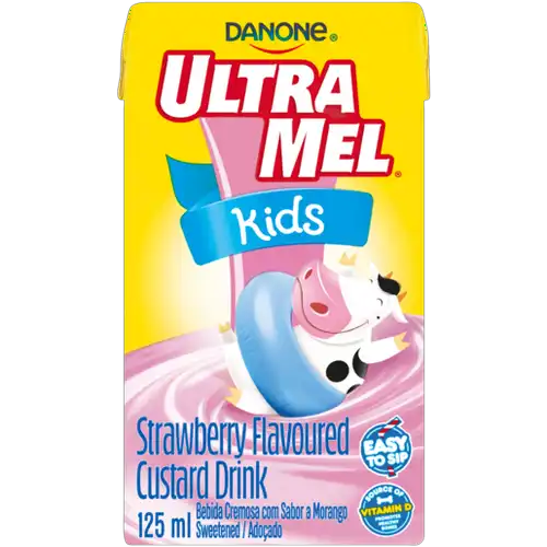 Deals on Danone Ultramel Strawberry Flavoured MINI Custard 125ML ...