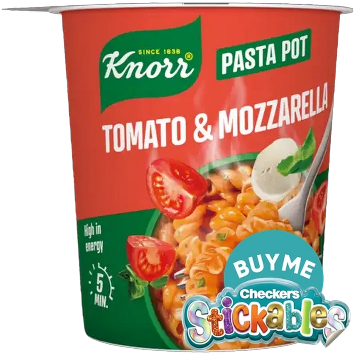 Checkers Sixty60 | Knorr Tomato & Mozzarella Pasta Pot 63g