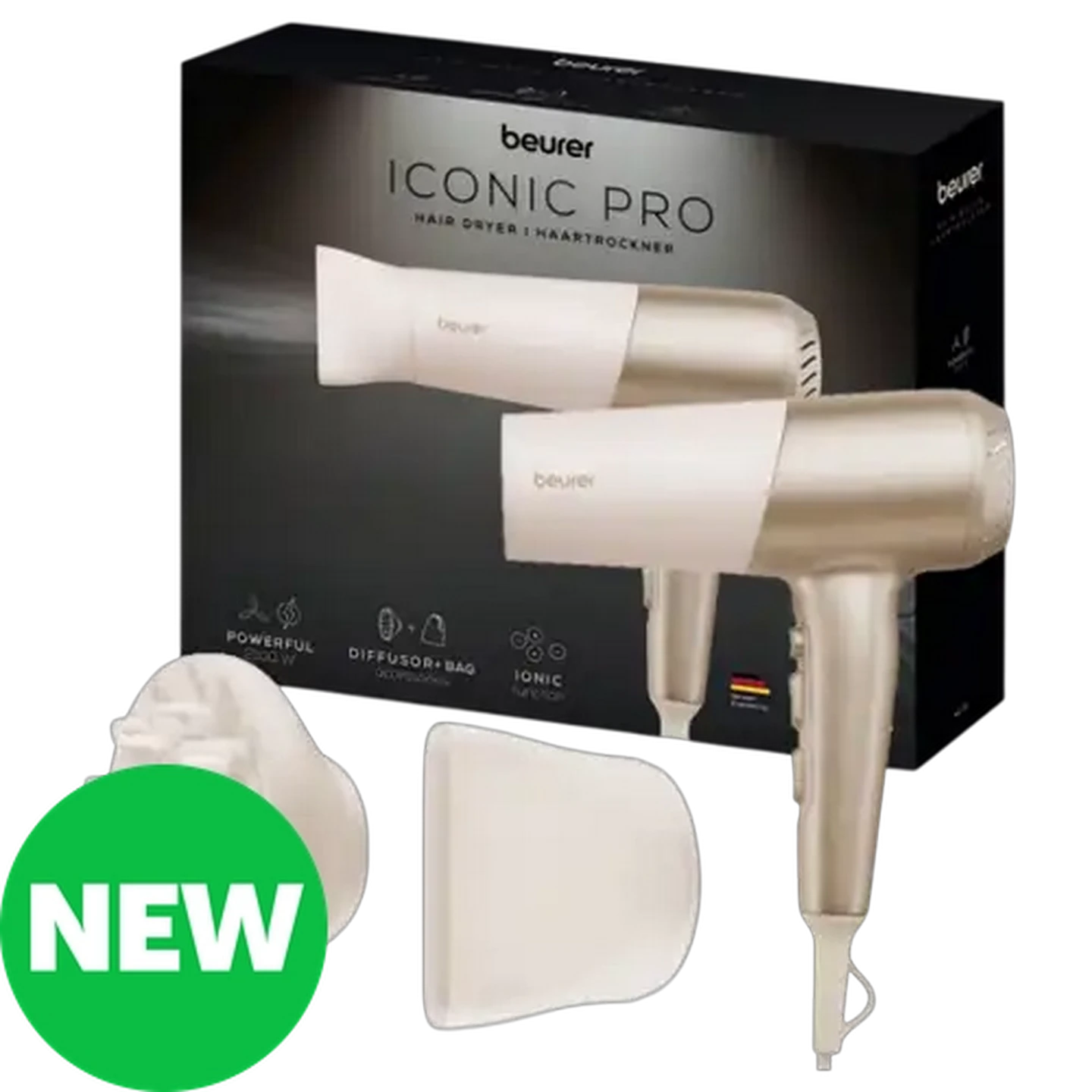 Image of Beurer Germany HC 70 Ionic Pro Hair Dryer 2100W