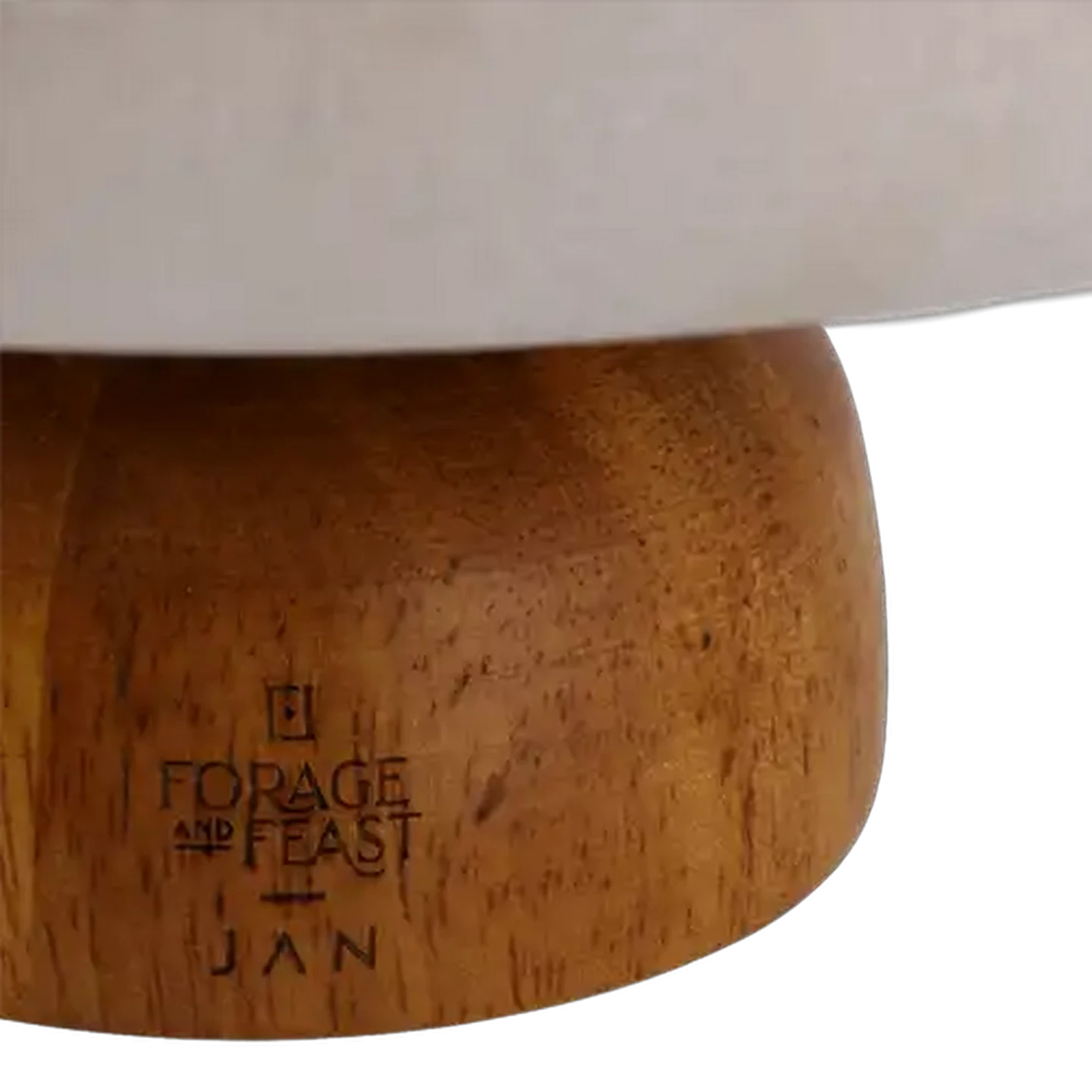 Image of Forage And Feast JAN Limited Edition Oak & Marble Fruit Footed Bowl 30cm