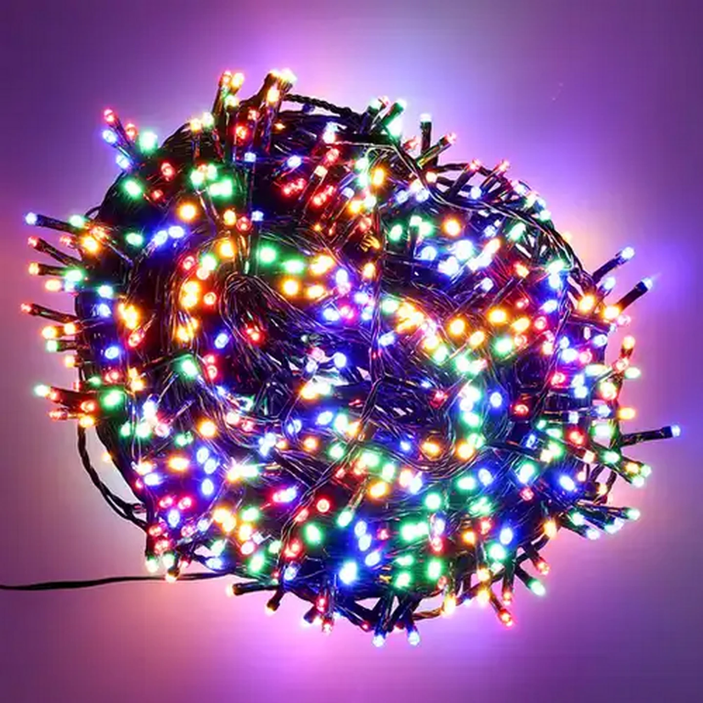 Image of Santa's Choice Cluster Multicolour LED Lights 37.5m 750-Piece