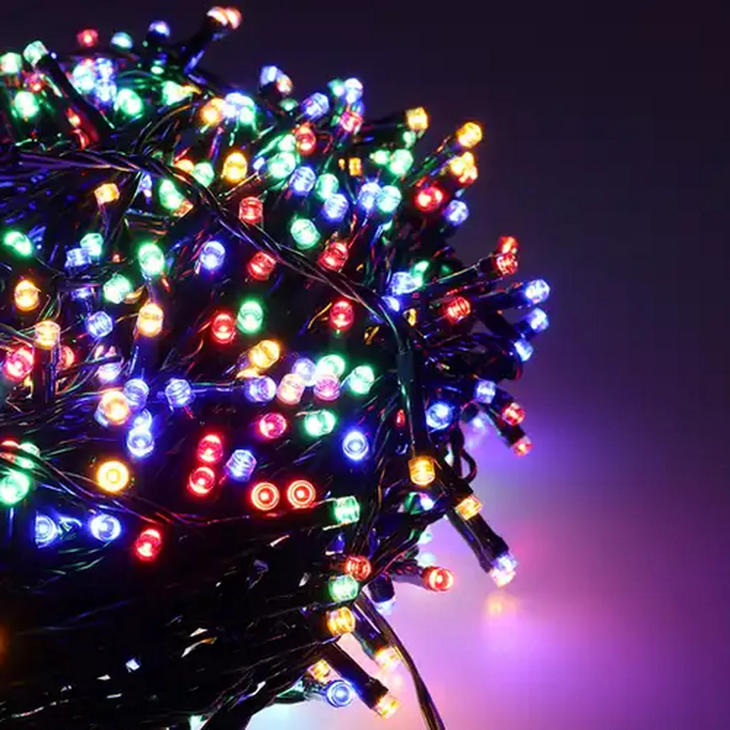 Image of Santa's Choice Cluster Multicolour LED Lights 37.5m 750-Piece