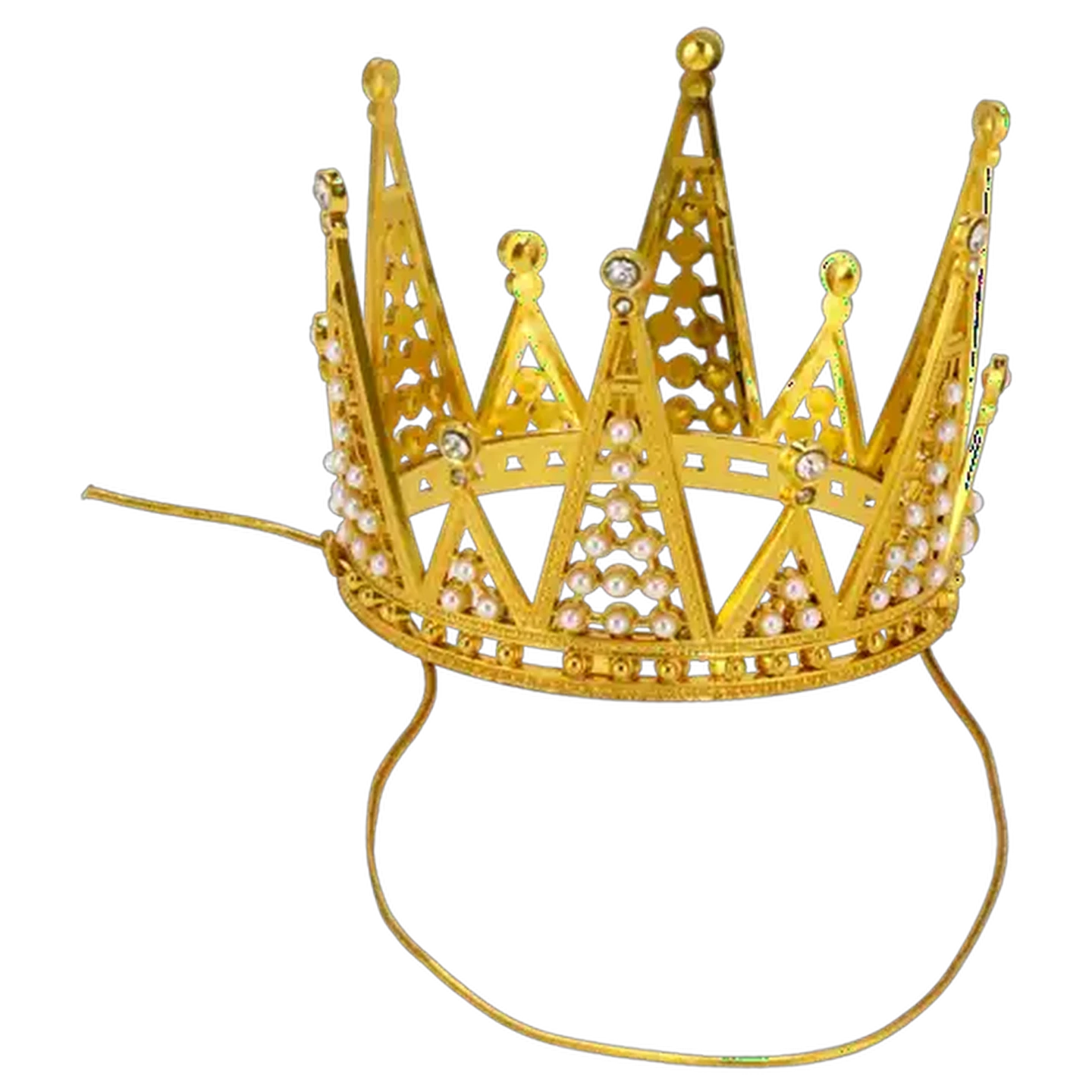 Image of Occasions Dress Up Gold & Silver Plastic Crown