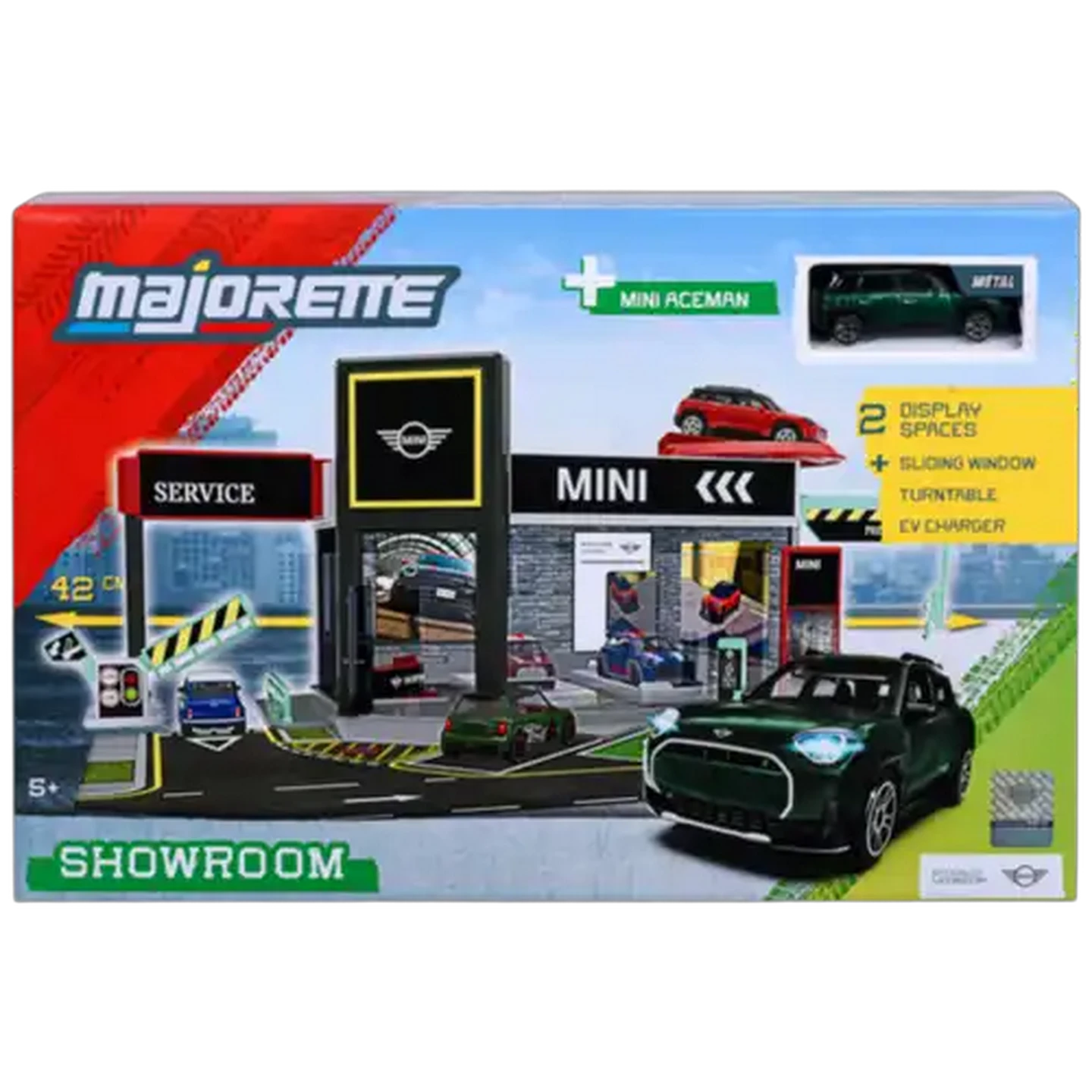 Image of Majorette Mini Showroom Playset With Toy Car