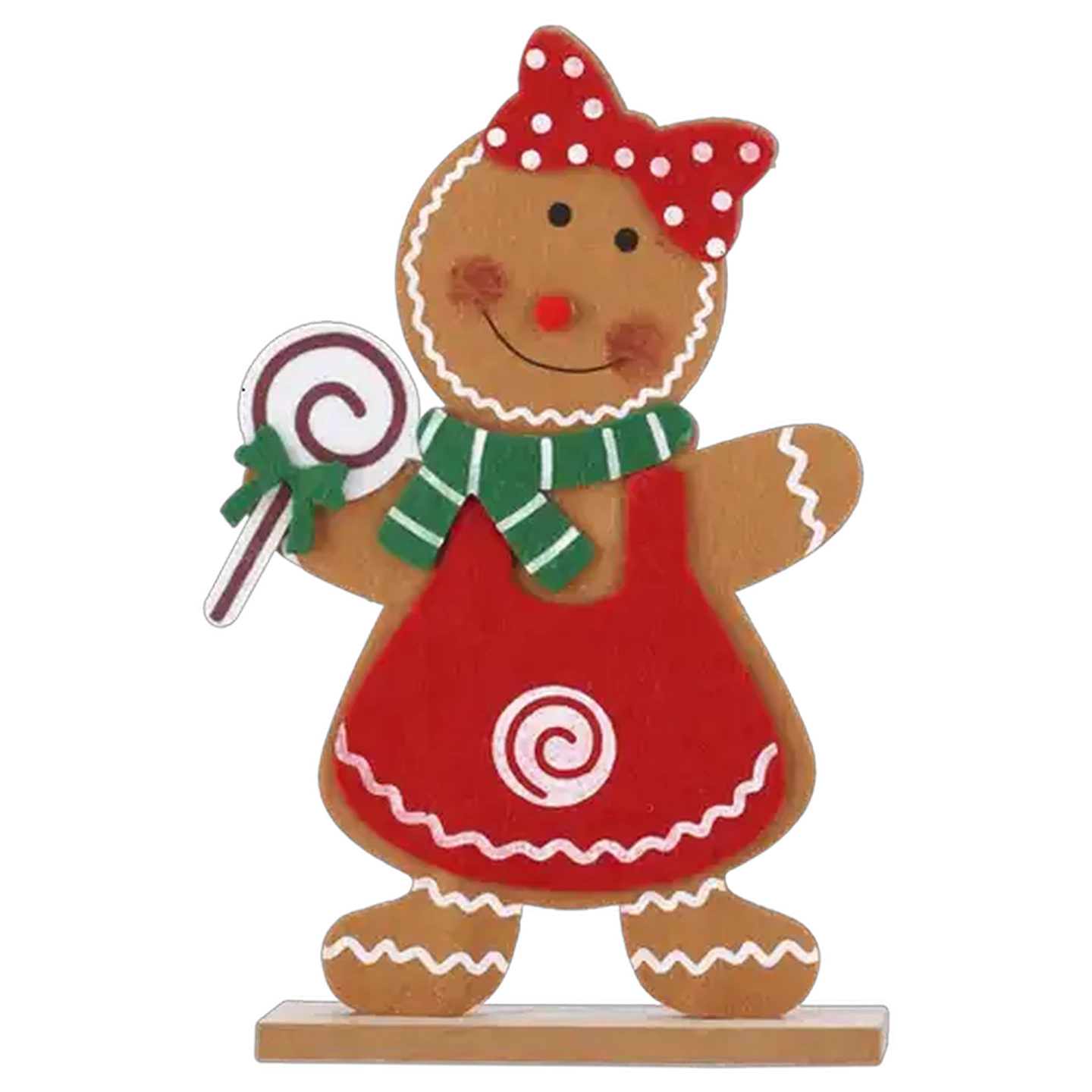 Image of Gingerbread Tabletop Christmas Decoration 25cm (Design May Vary)