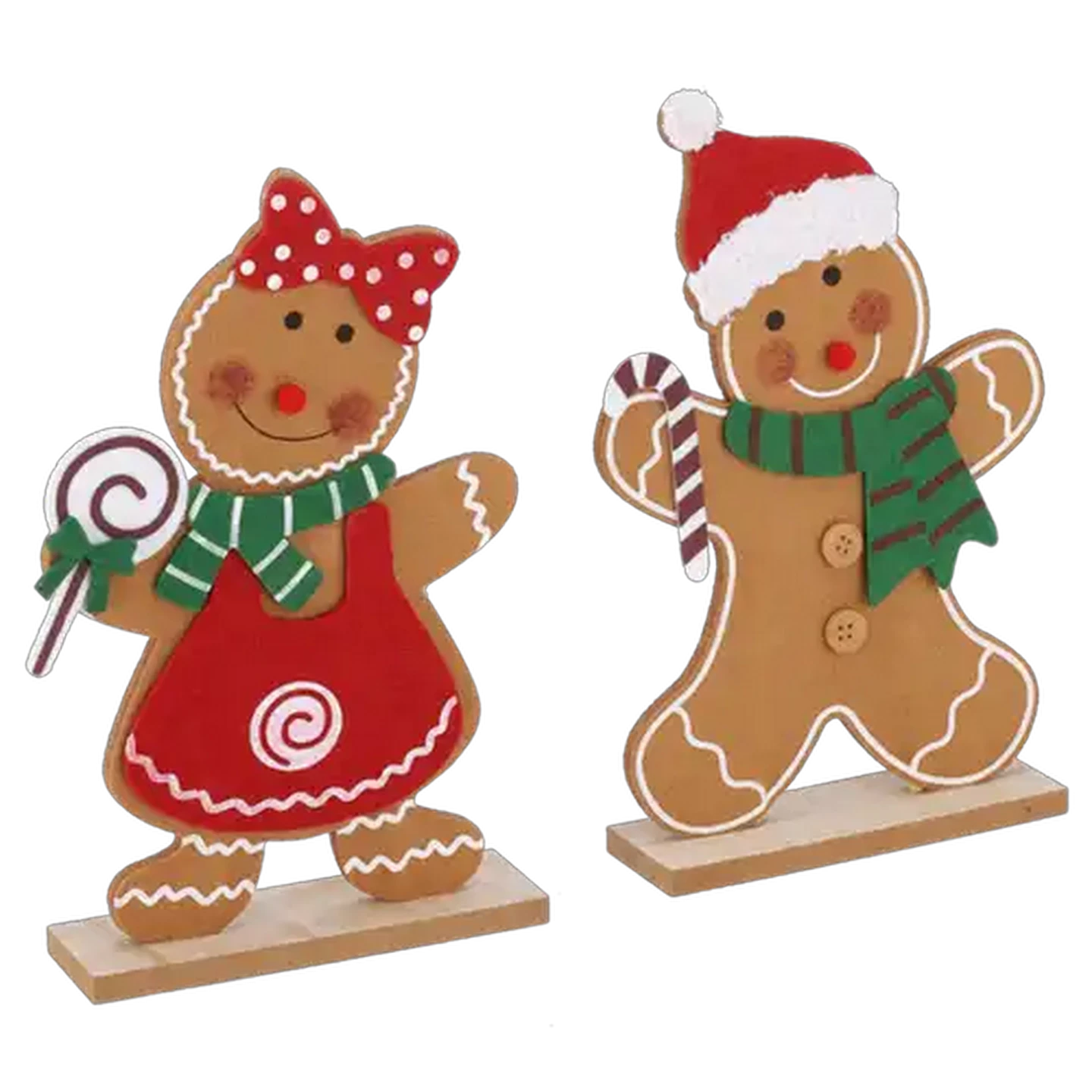 Image of Gingerbread Tabletop Christmas Decoration 25cm (Design May Vary)