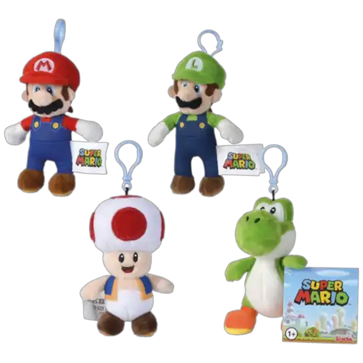 Image of Super Mario Plush Toy Keychain 12cm (Type May Vary)​