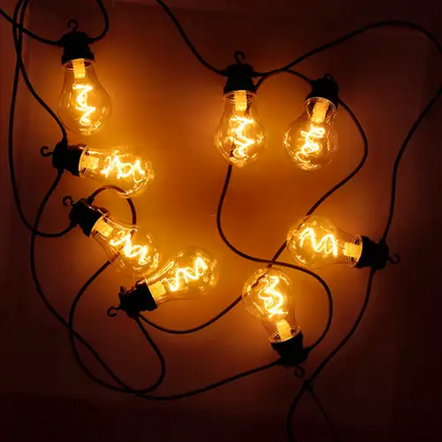 Image of Santa's Choice Connectable Big Bulb LED Lights 4.5m 10-Piece
