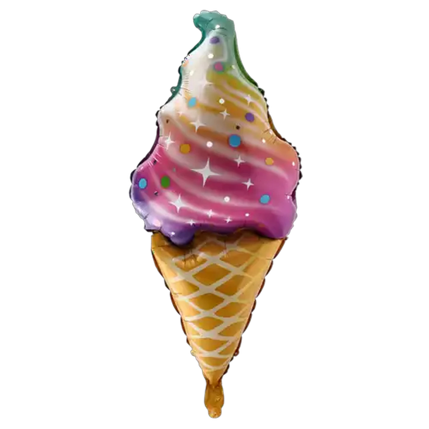 Image of Ice Cream Happy Birthday Latex Balloons 77-Pack