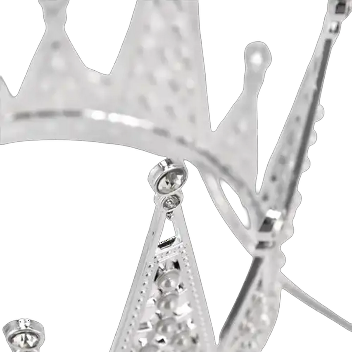 Image of Occasions Dress Up Silver Queen Plastic Crown
