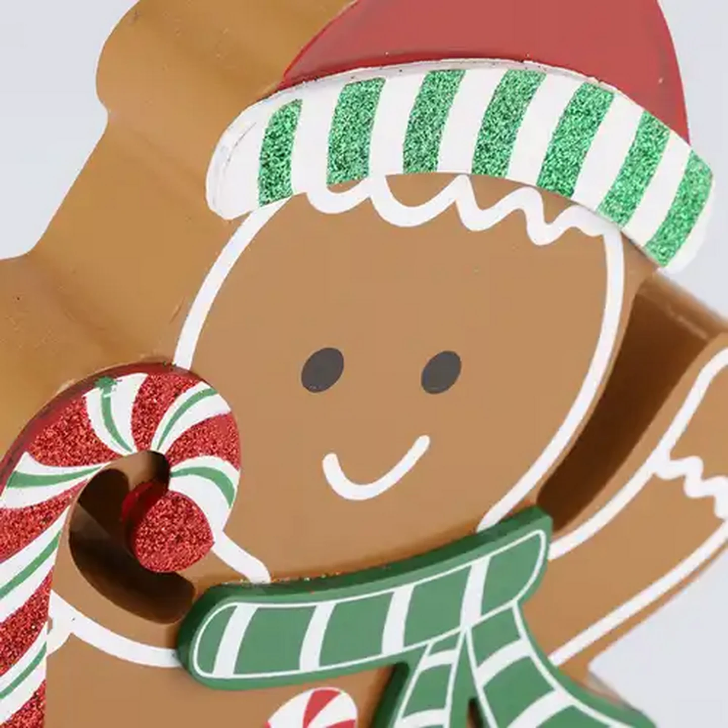 Image of Santa's Choice Gingerbread Figures Tabletop Christmas Decoration 19.5cm (Design May Vary)