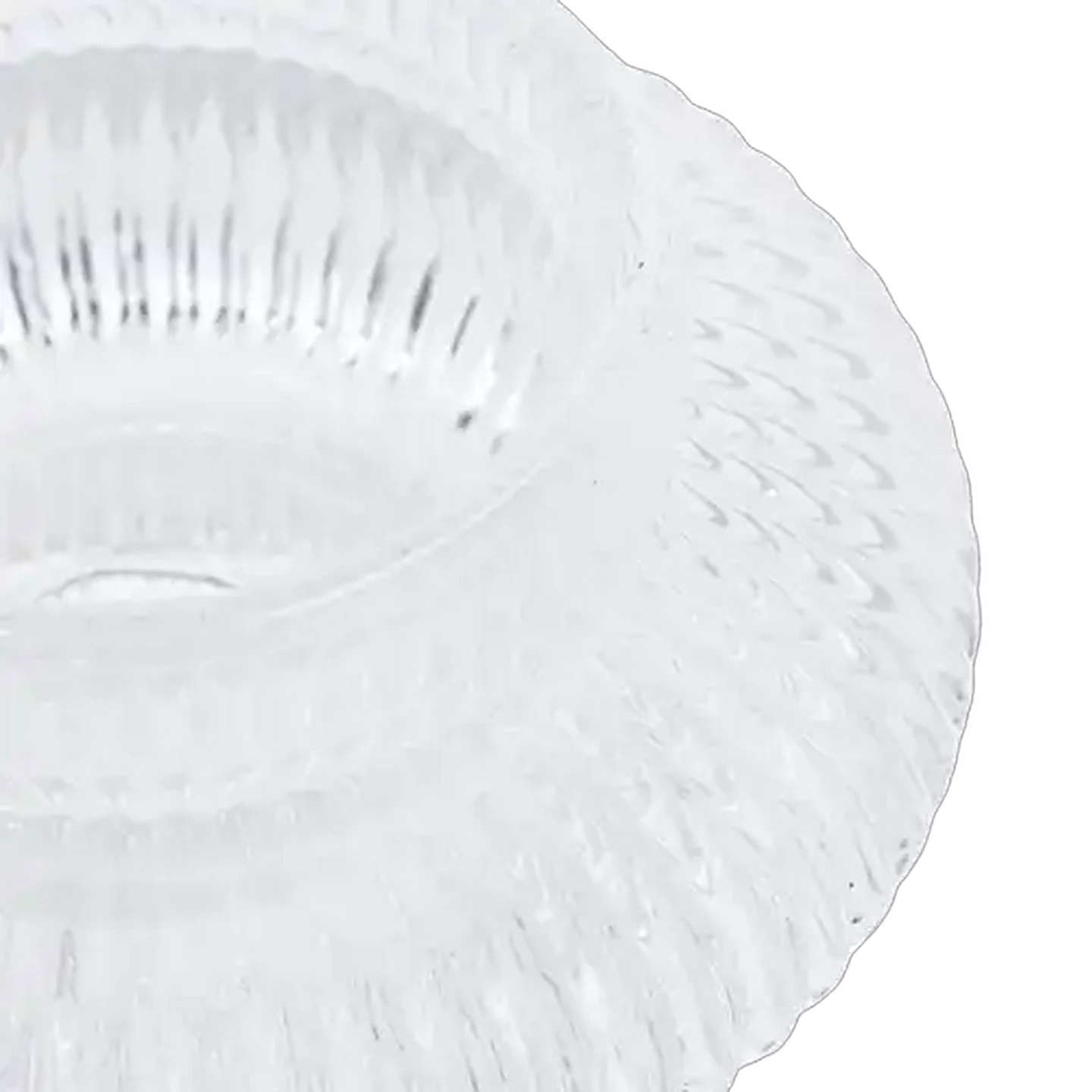 Image of Tealight & Pillar Ribbed Glass Candle Holder