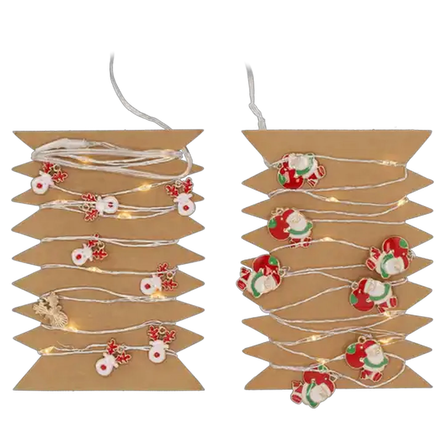 Image of Santa's Choice Battery Operated Copper Wire LED Lights 1.9m 20-Piece (Design May Vary)