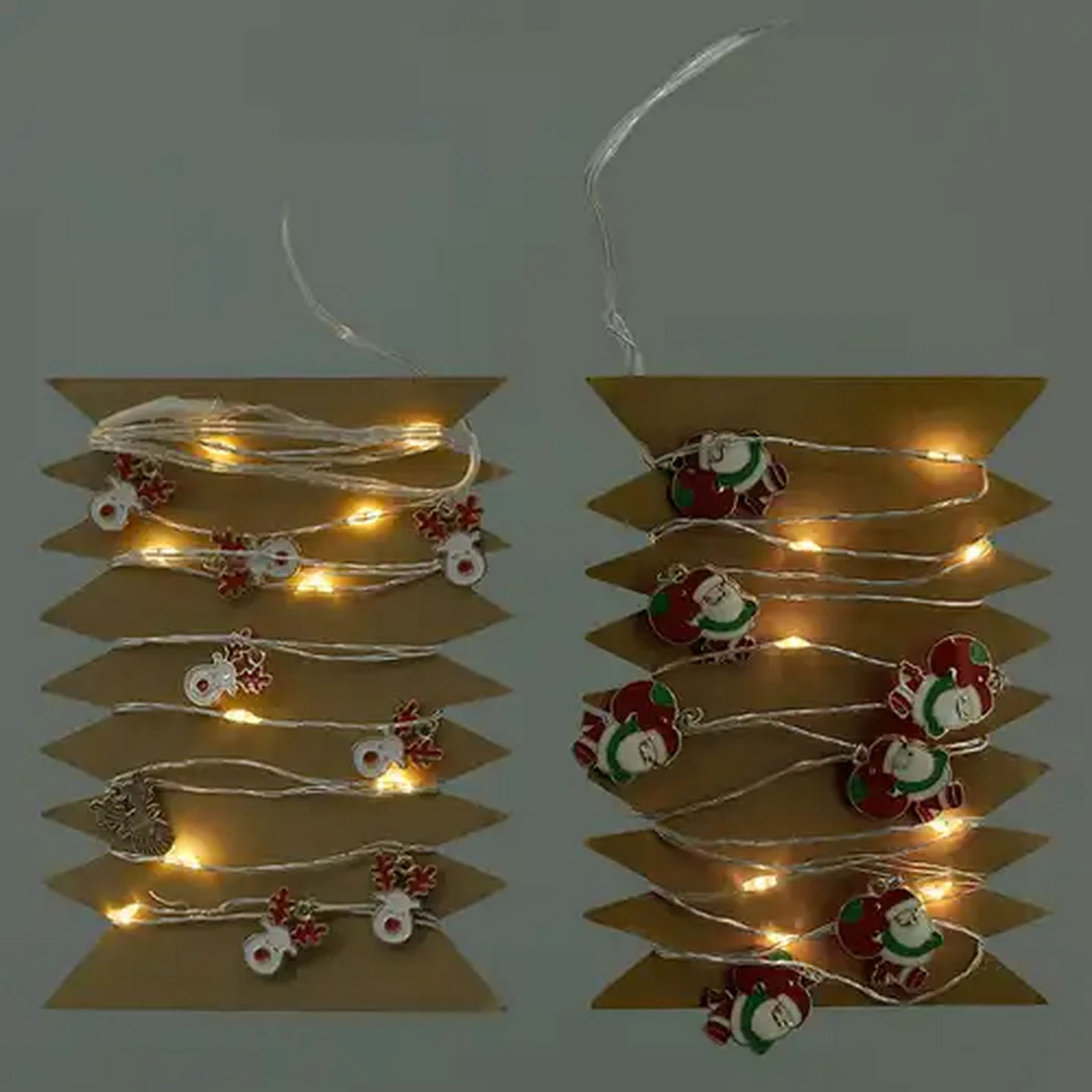 Image of Santa's Choice Battery Operated Copper Wire LED Lights 1.9m 20-Piece (Design May Vary)