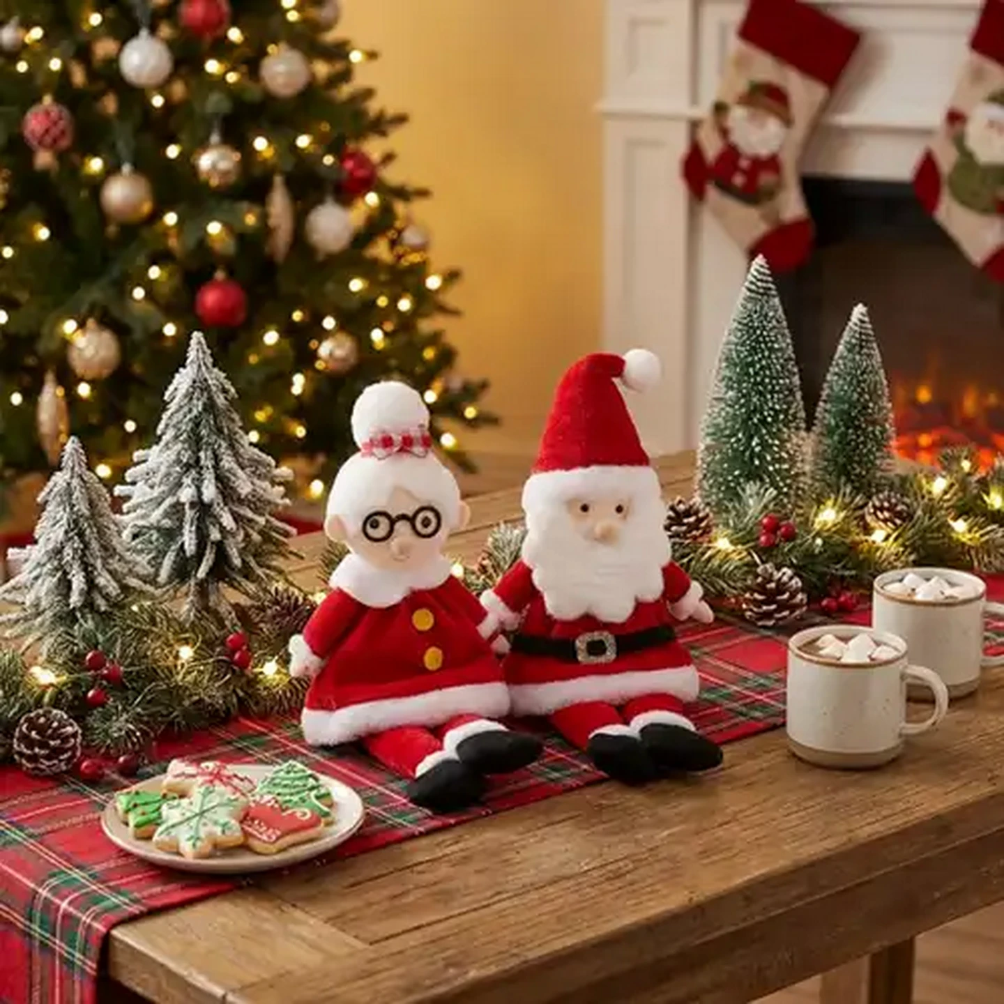 Image of Santa's Choice Santa Dolls Christmas Tree Decoration (Design May Vary)