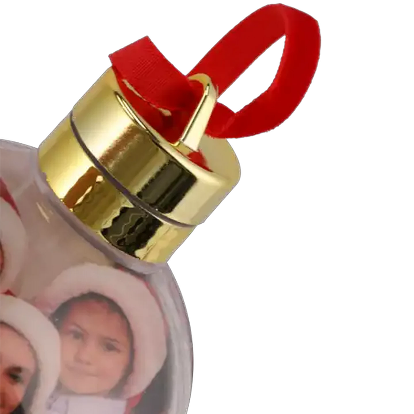 Image of Light Up Photo Bauble Christmas Tree Decoration (Design May Vary)