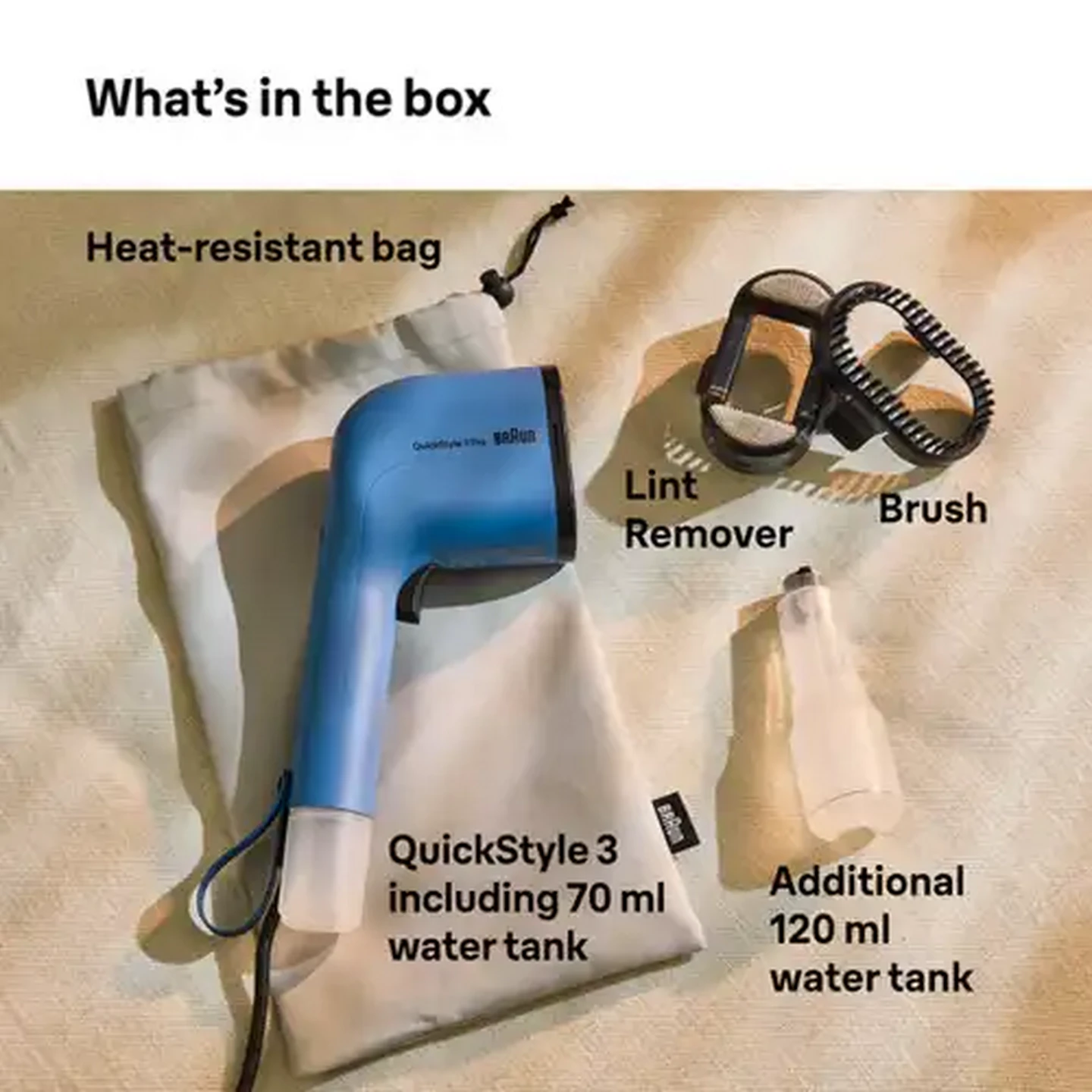 Image of Braun QuickStyle Blue Steamer