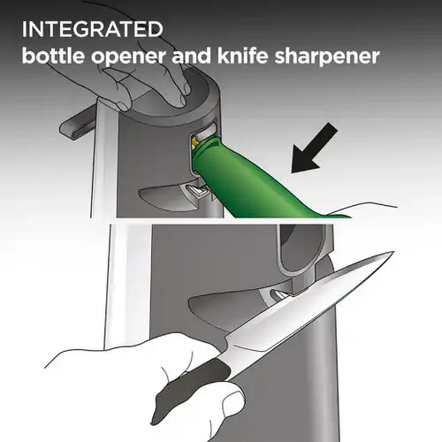 Image of Kenwood 3-in-1 Silver Electric Can Opener