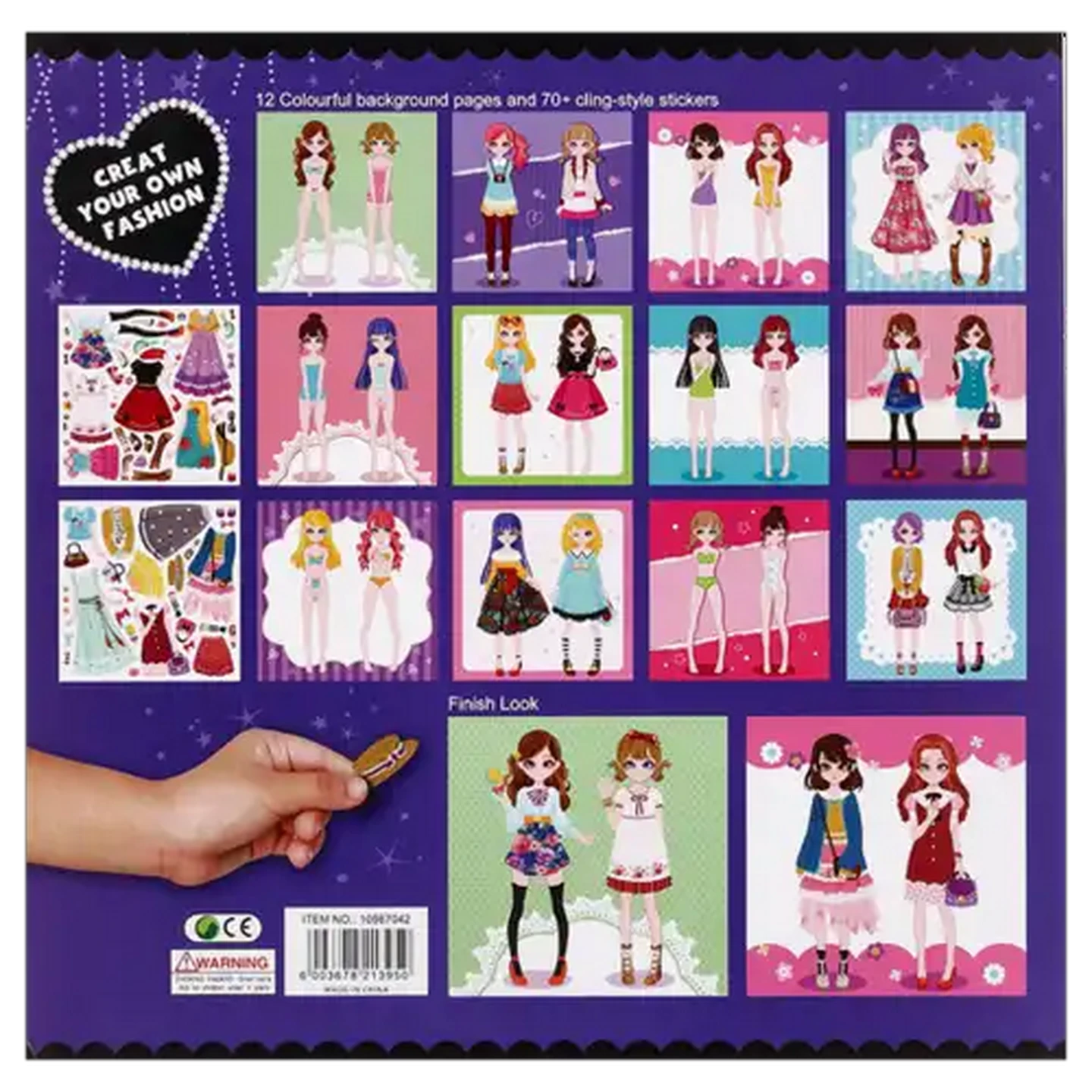 Image of Dress Up School Sticker Pad