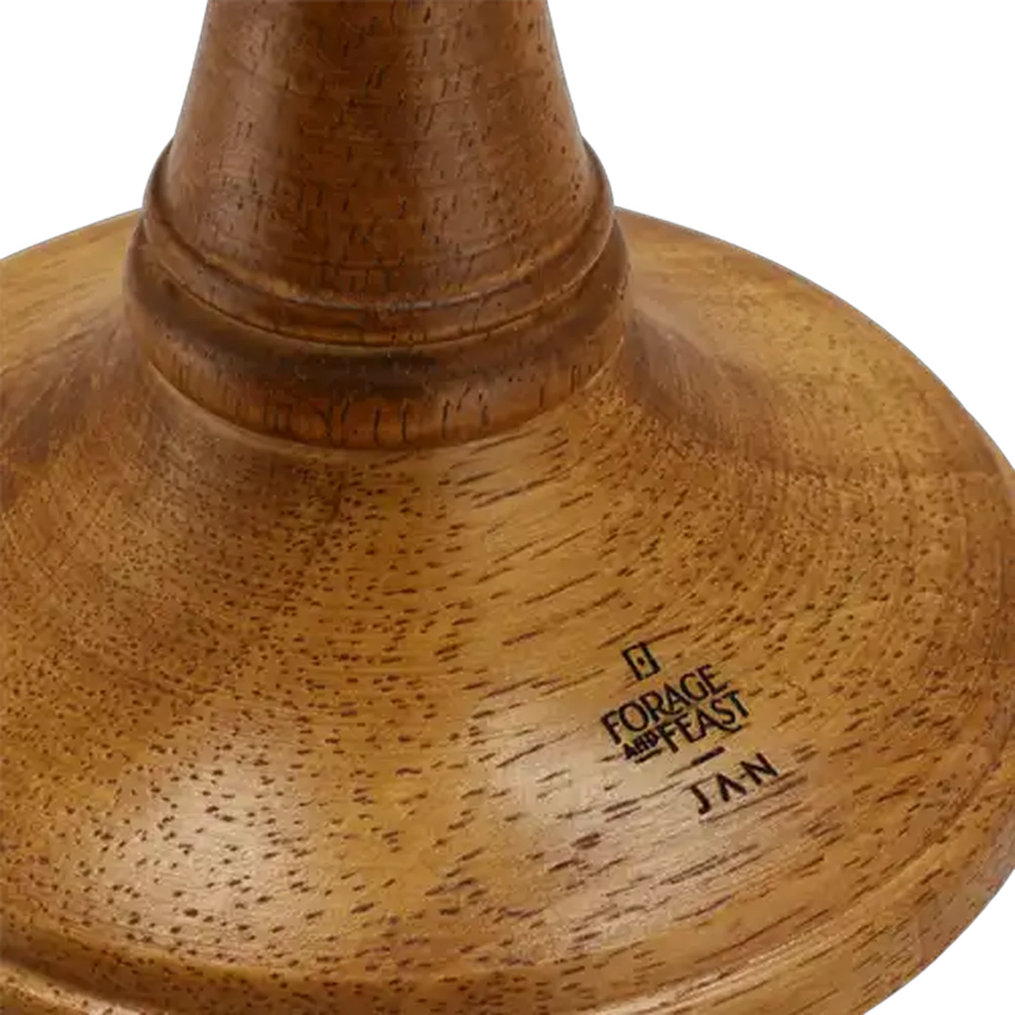 Image of Forage And Feast JAN Limited Edition Oak Wood Candle Holder 20cm