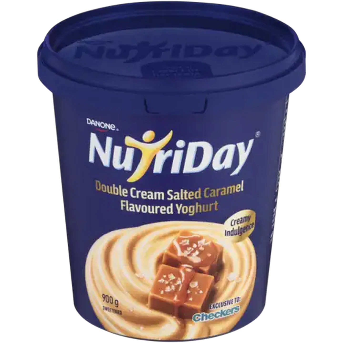 Image of Danone NutriDay Salted Caramel Flavoured Double Cream Yoghurt 900g