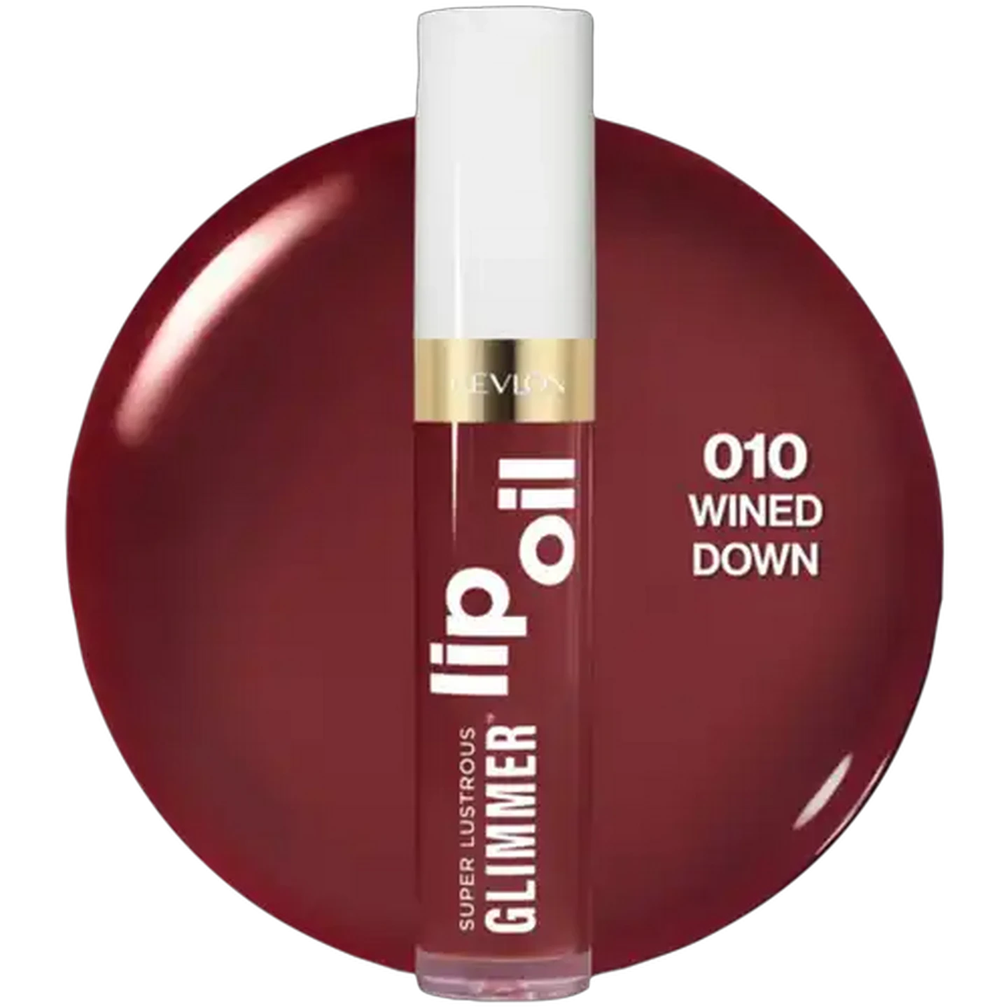 Image of Revlon Super Lustrous Glimmer Wined Down Lip Oil 3.8ml