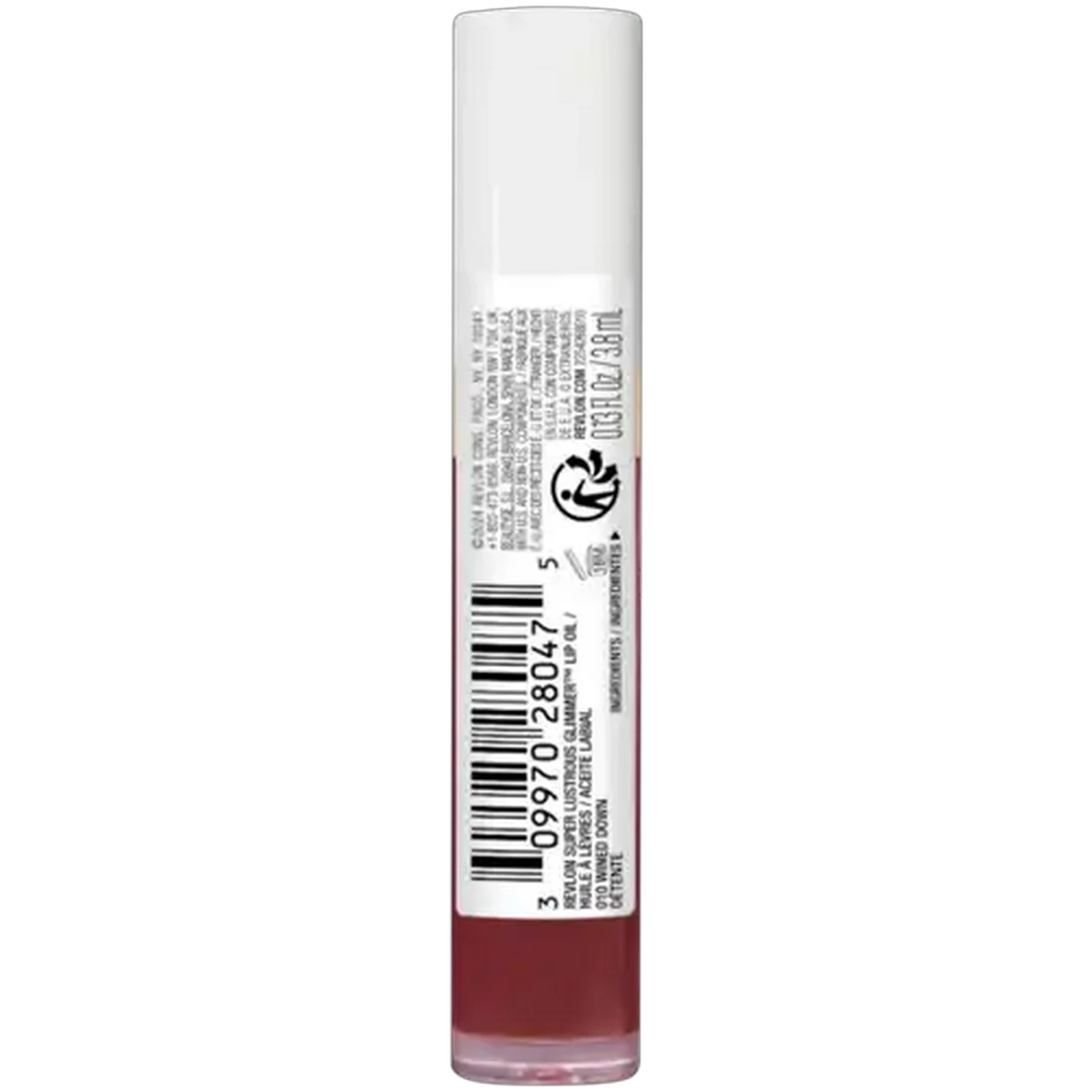 Image of Revlon Super Lustrous Glimmer Wined Down Lip Oil 3.8ml