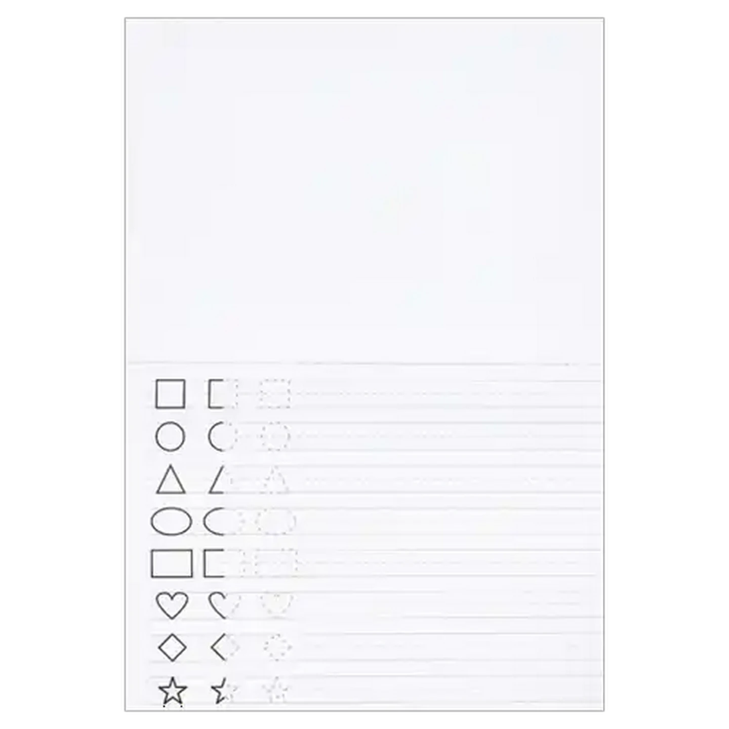 Image of Grafton A4 Learn to Draw Shapes Pad 50-Pack