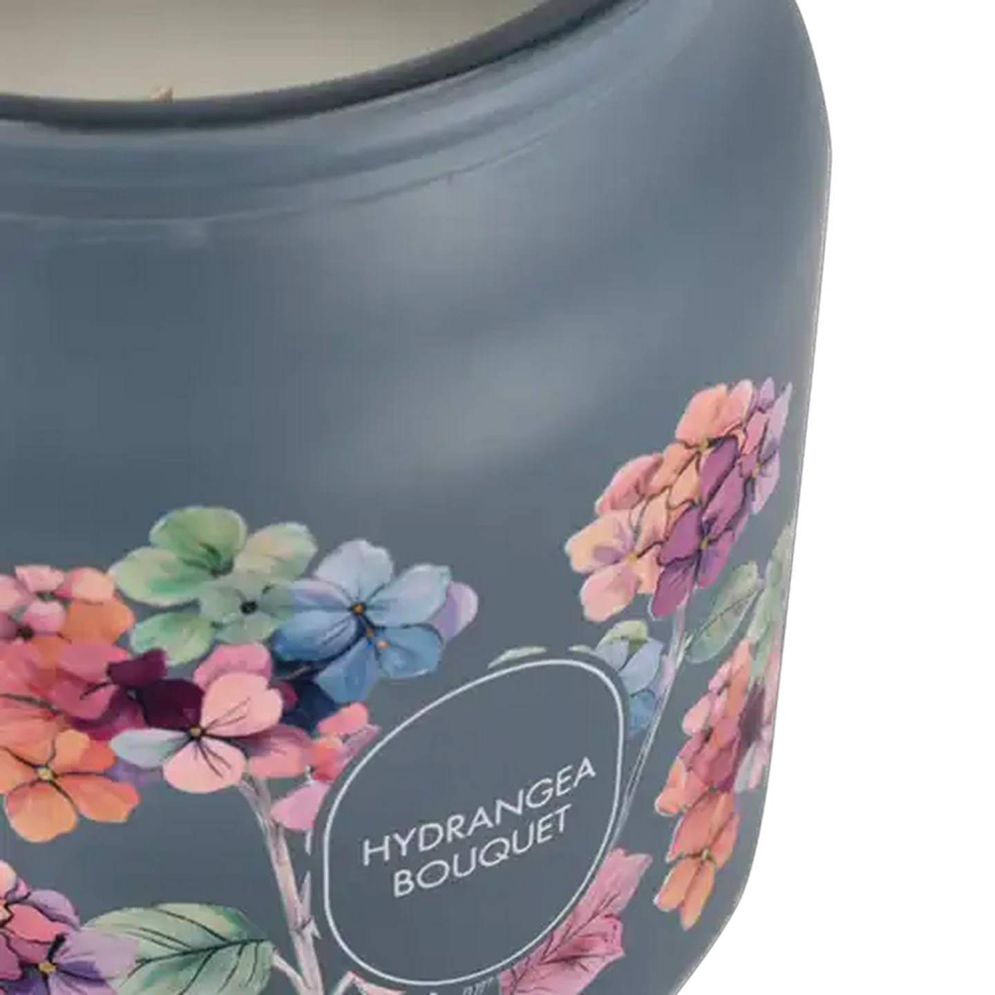 Image of Hydrangea Bouquet Blue Scented Candle Jar 350g