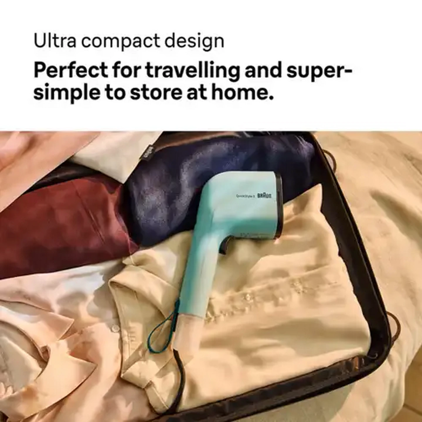 Image of Braun QuickStyle Green Steamer
