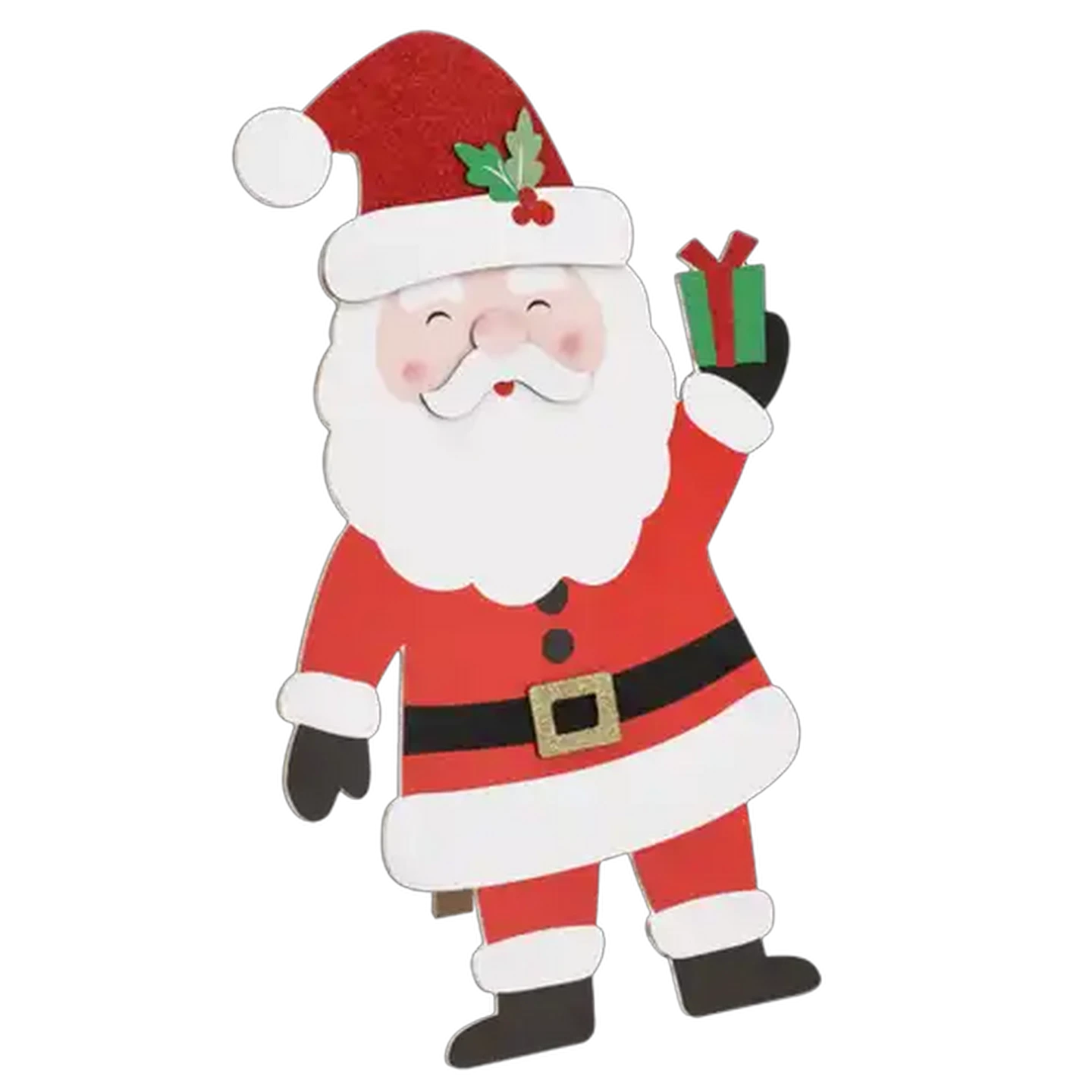 Image of Santa Wooden Tabletop Christmas Decoration 50cm