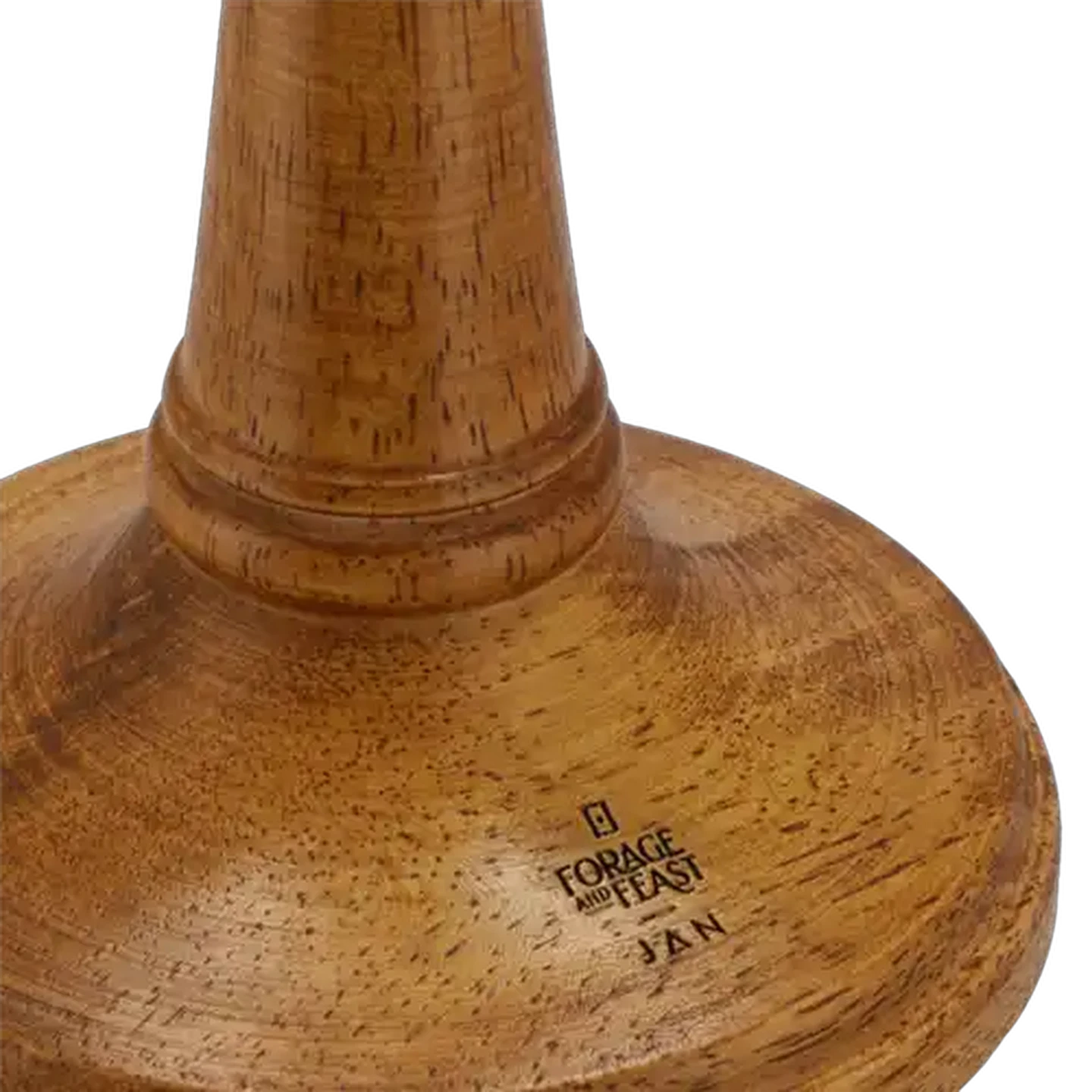 Image of Forage And Feast JAN Limited Edition Oak Wood Candle Holder 26cm