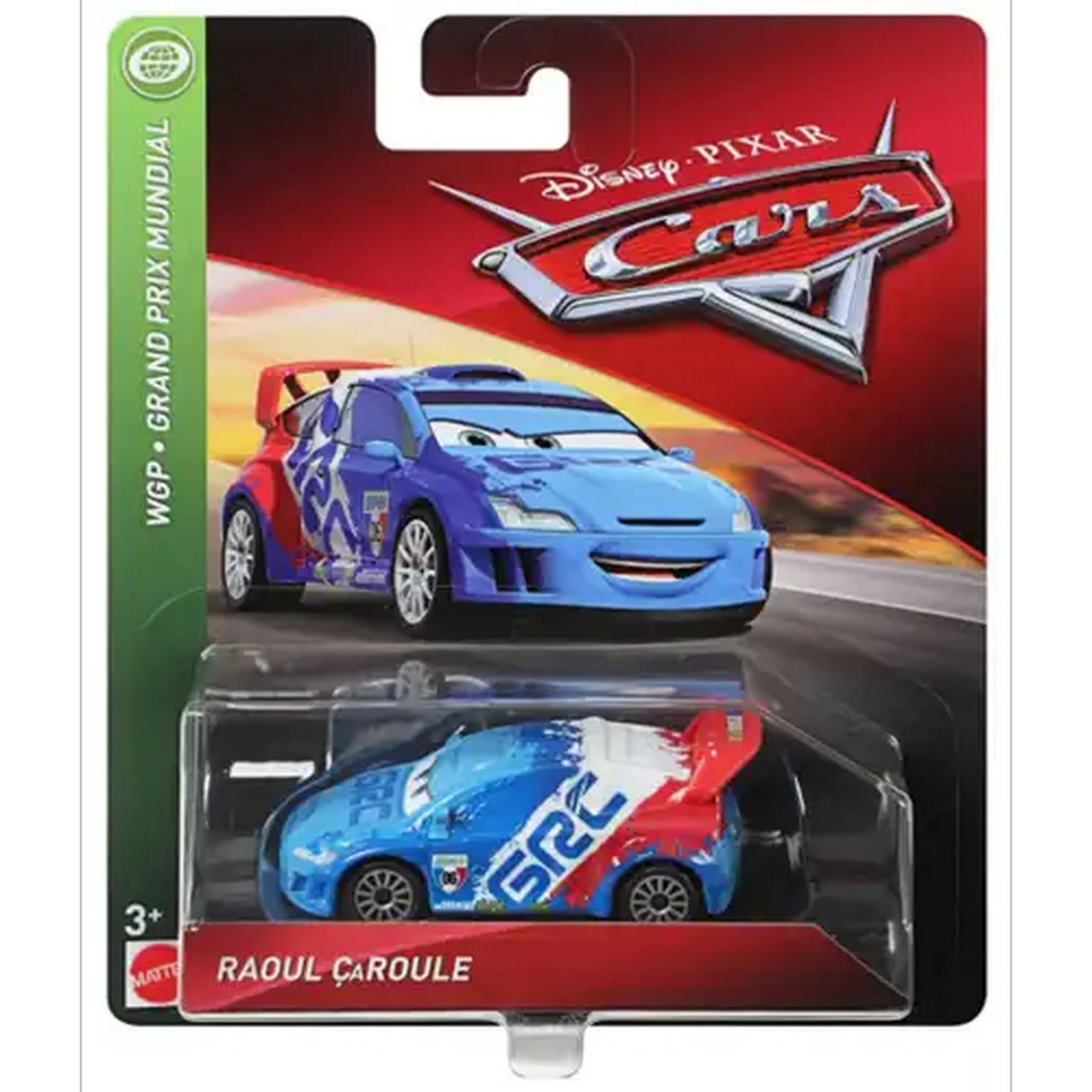 Image of Disney Cars Raoul ÇaRoule Die-Cast Vehicle 1:55 Scale
