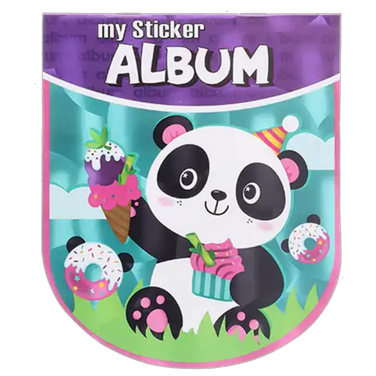 Image of Panda School Sparkle Sticker Album Set