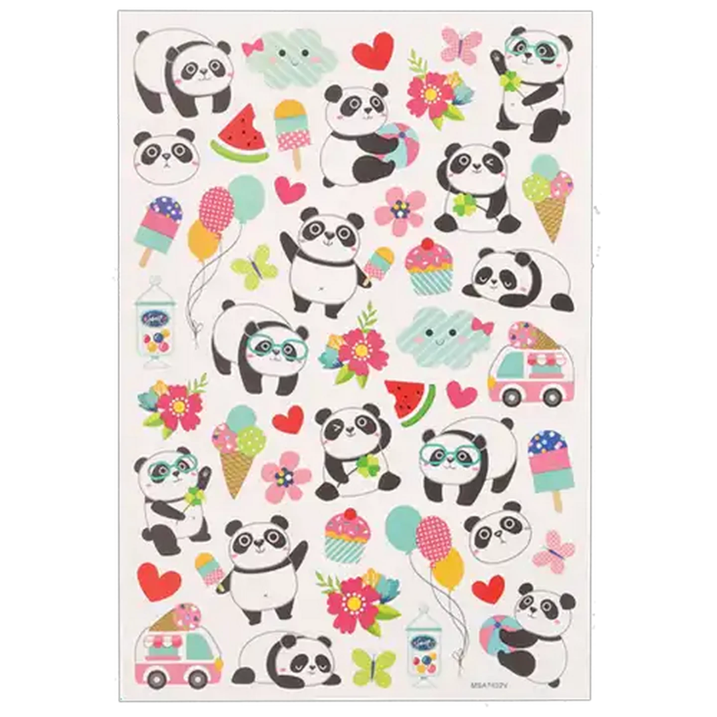 Image of Panda School Sparkle Sticker Album Set