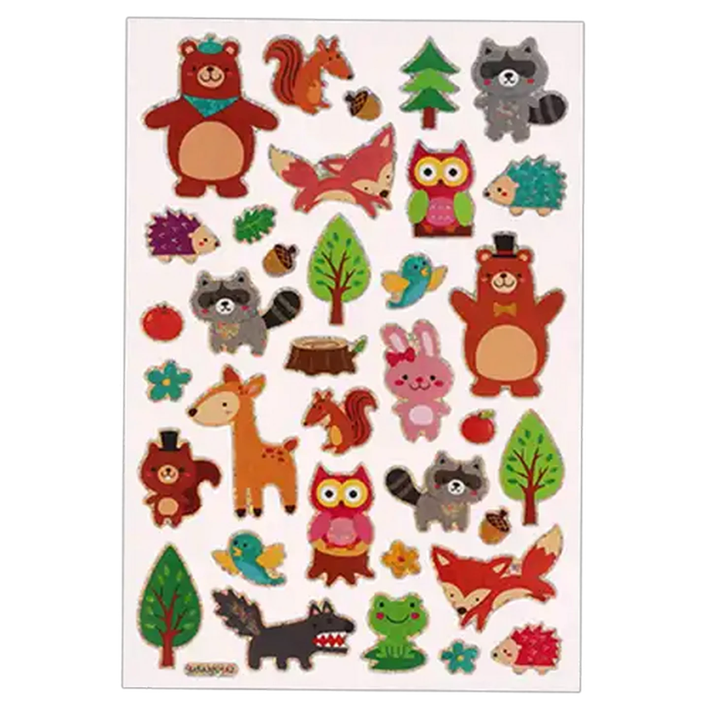 Image of Animal School Owl Sticker Album Set