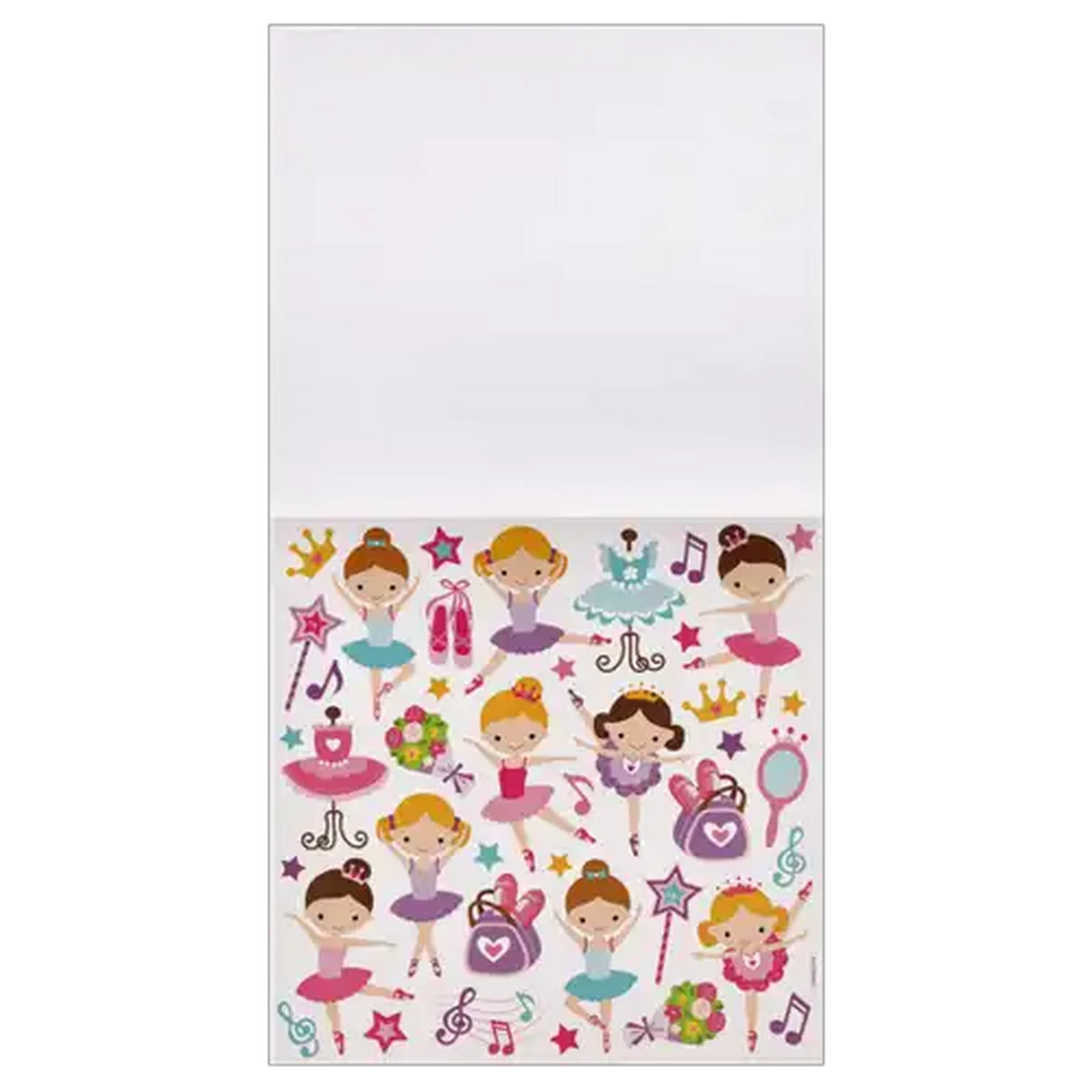 Image of All Girls Reusable School Sticker Pad Set