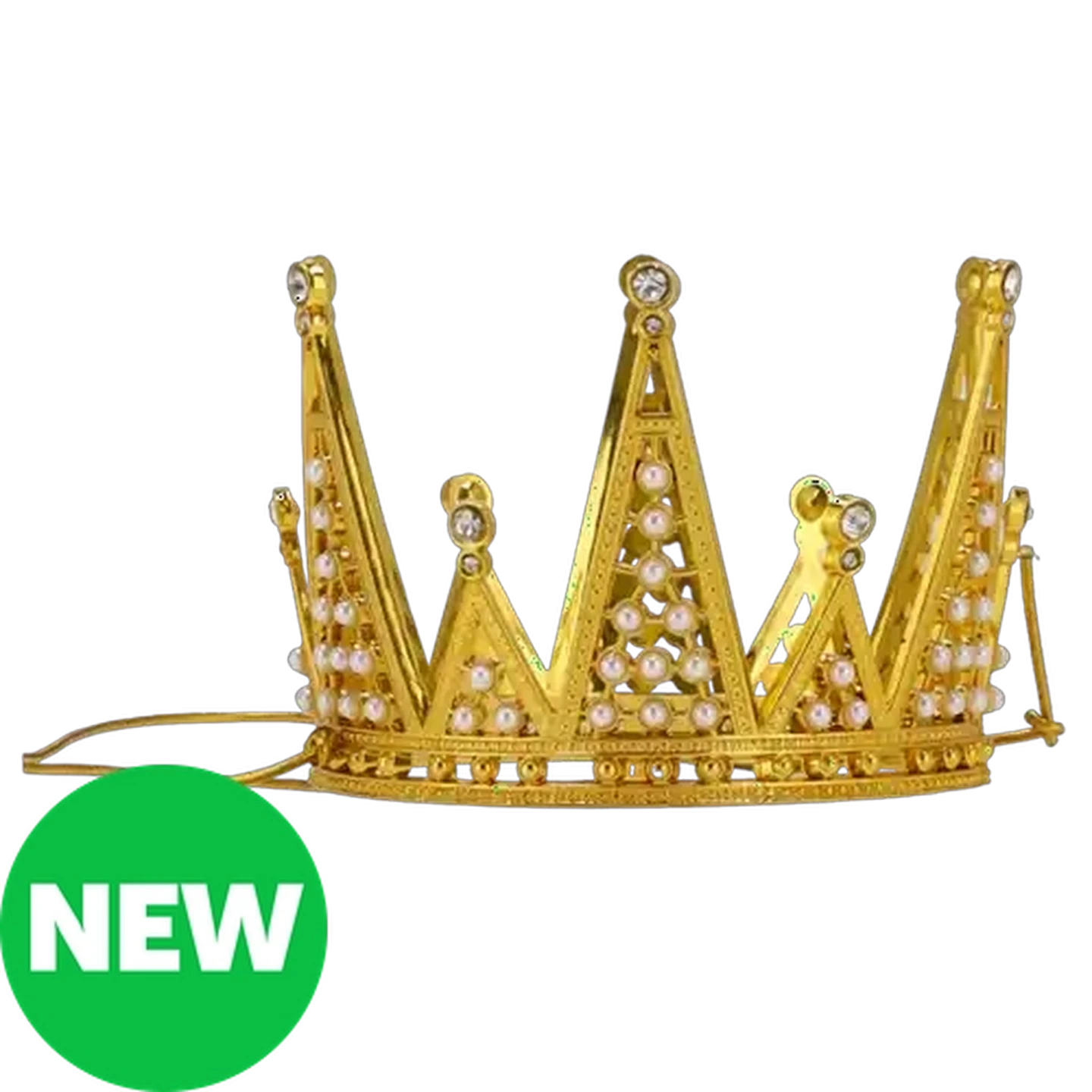 Image of Occasions Dress Up Gold & Silver Plastic Crown