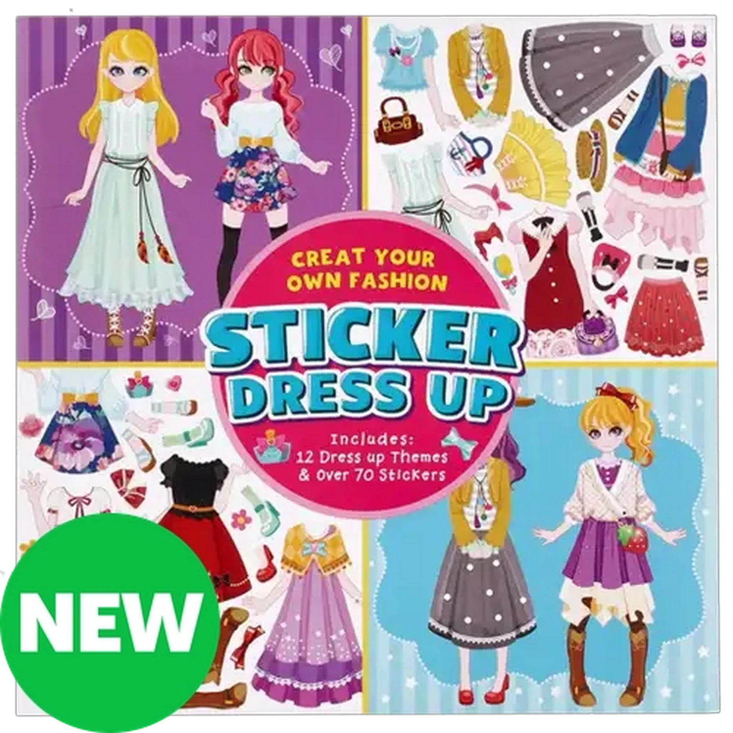 Image of Dress Up School Sticker Pad