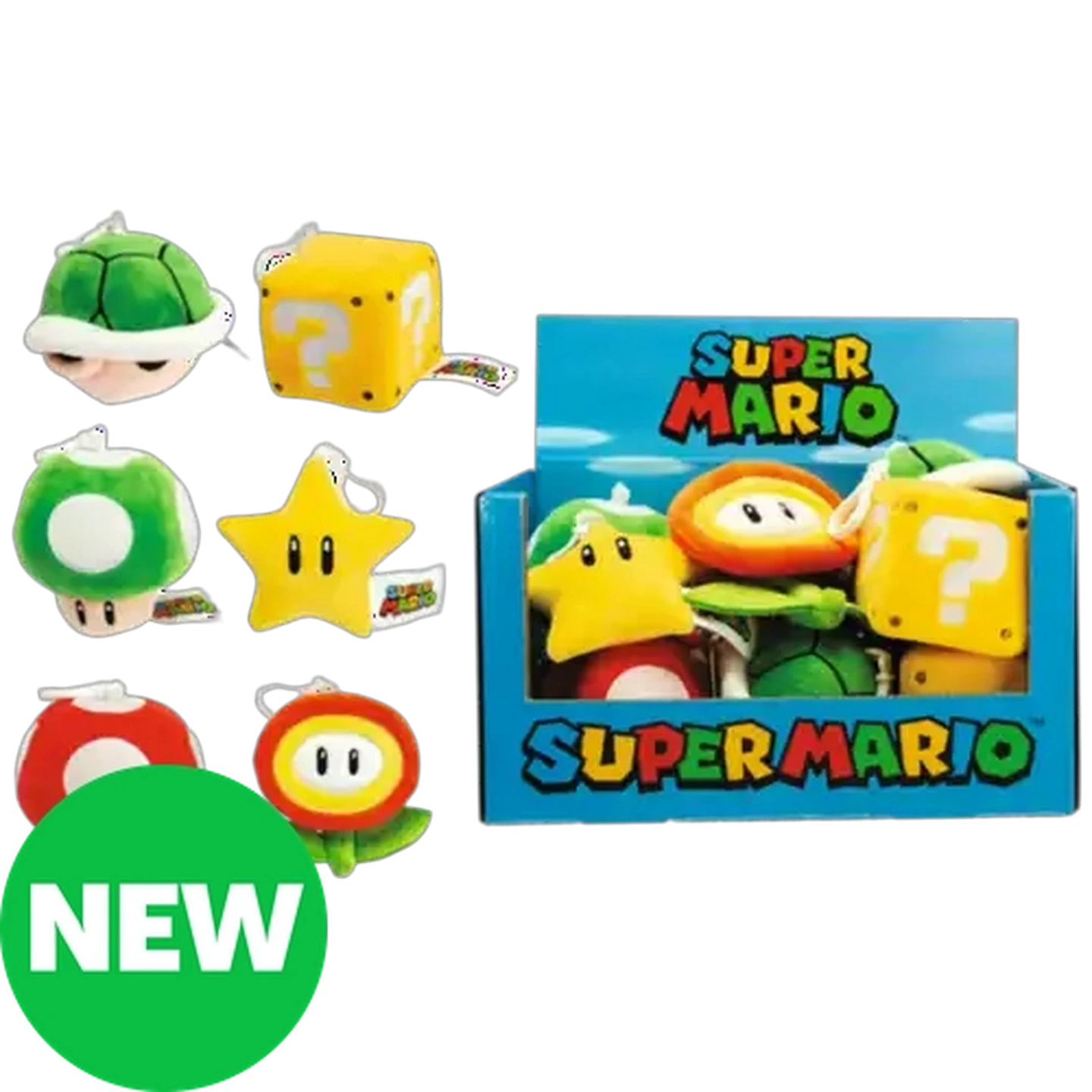 Image of Super Mario Plush Toy Bag Clip (Type May Vary)​