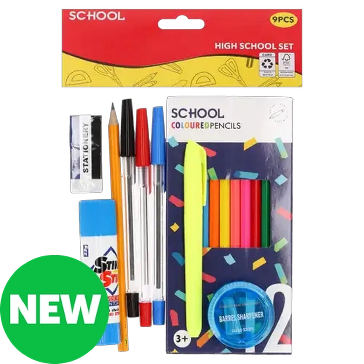 Image of High School Stationery Pack 9-Piece