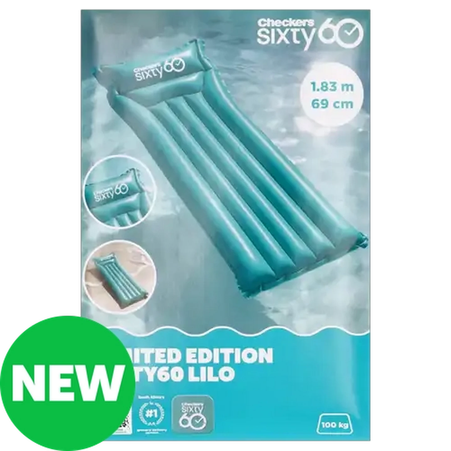 Image of Sixty60 Limited Edition Inflatable Lilo 183 x 69cm