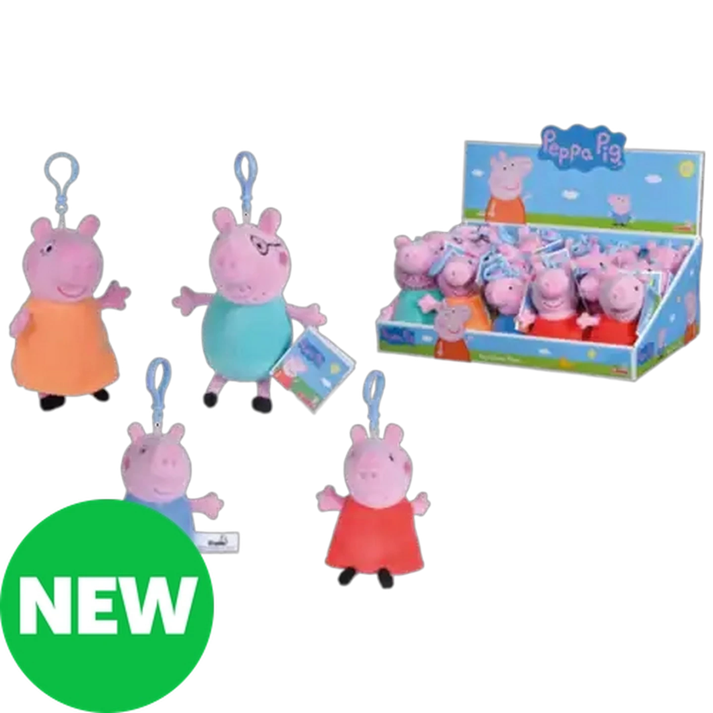 Image of Peppa Pig Plush Toy Belt Clip (Type May Vary)​