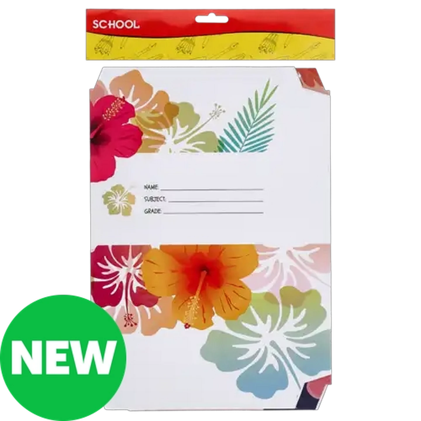 Image of Pretty Pink Girl's School A4 Book Jacket 5-Pack