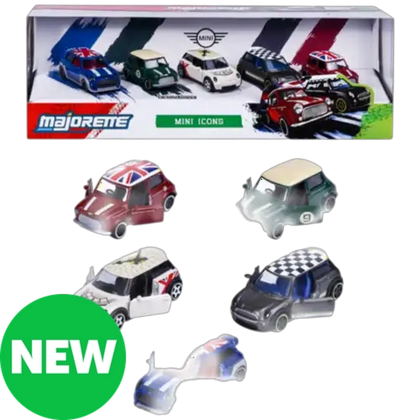 Image of Majorette Mini Cooper Gift Pack 1:64 Scale 5-Pack