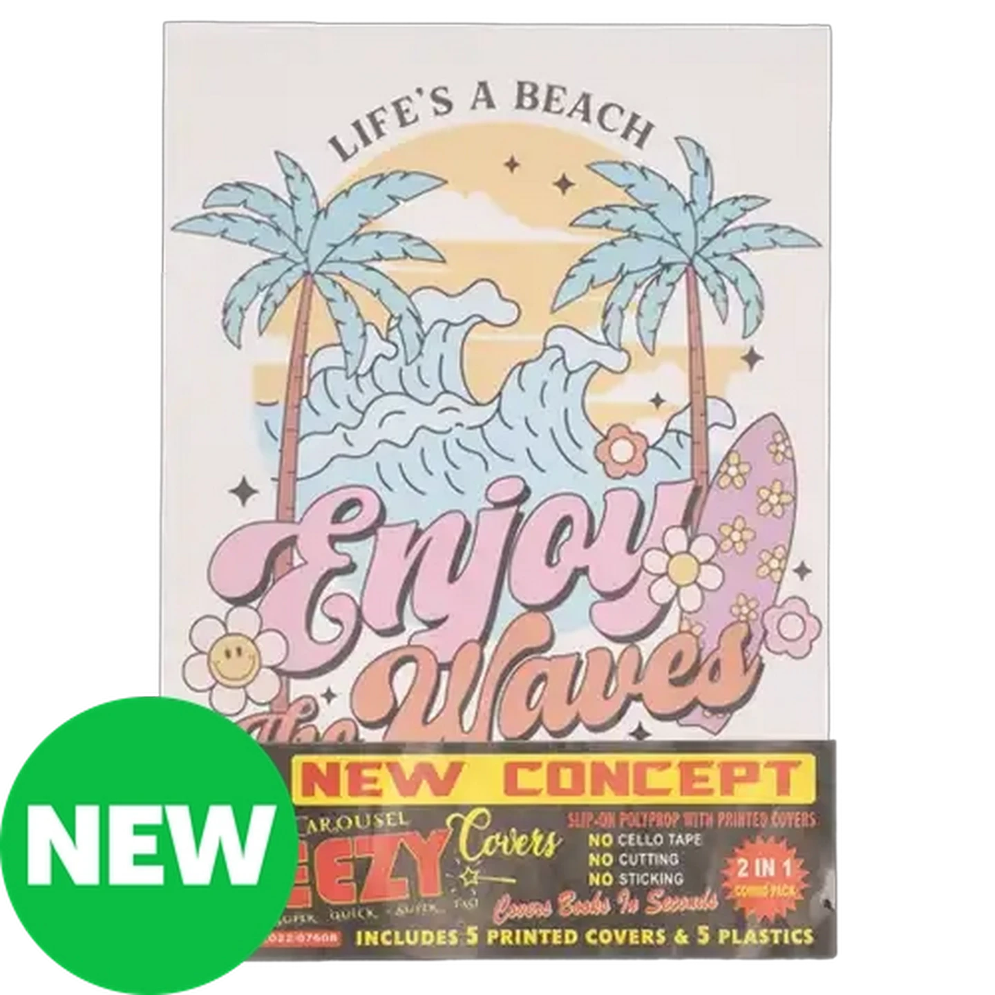 Image of Eezy Girl Book Covers 5-Pack